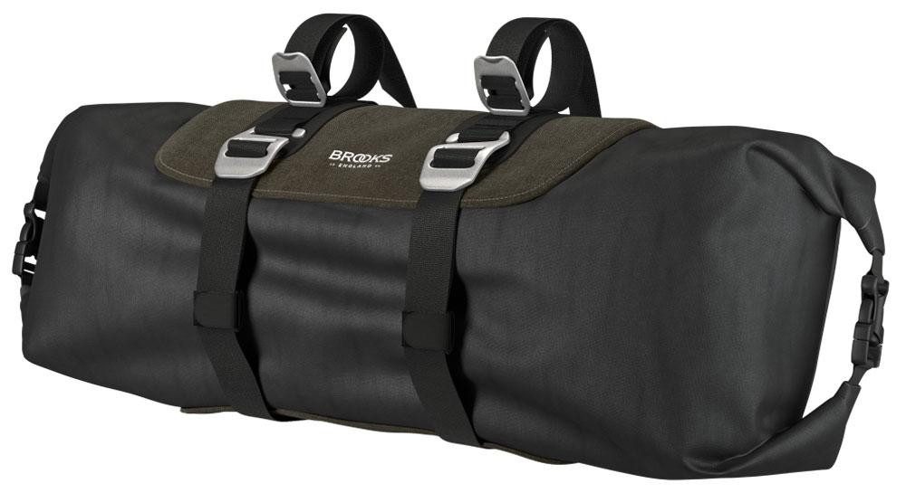 BROOKS ENGLAND Fahrradtasche BROOKS Scape Handlebar Roll Mud Green - wasserdichte Bikepacking-Lenke