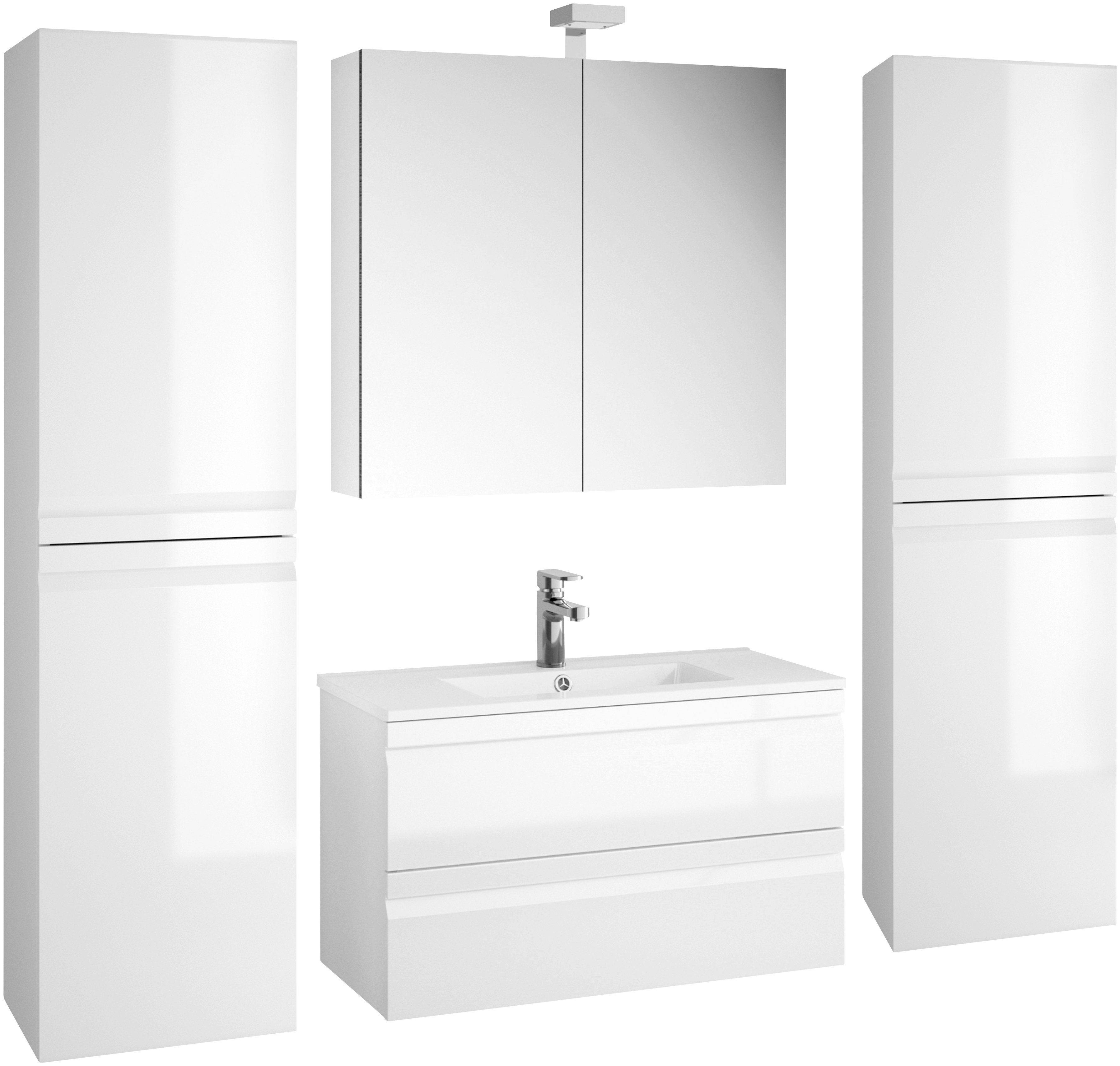 ALLIBERT Badmöbel-Set »Accent«, Gesamtbreite 220 cm (5-tlg.) online