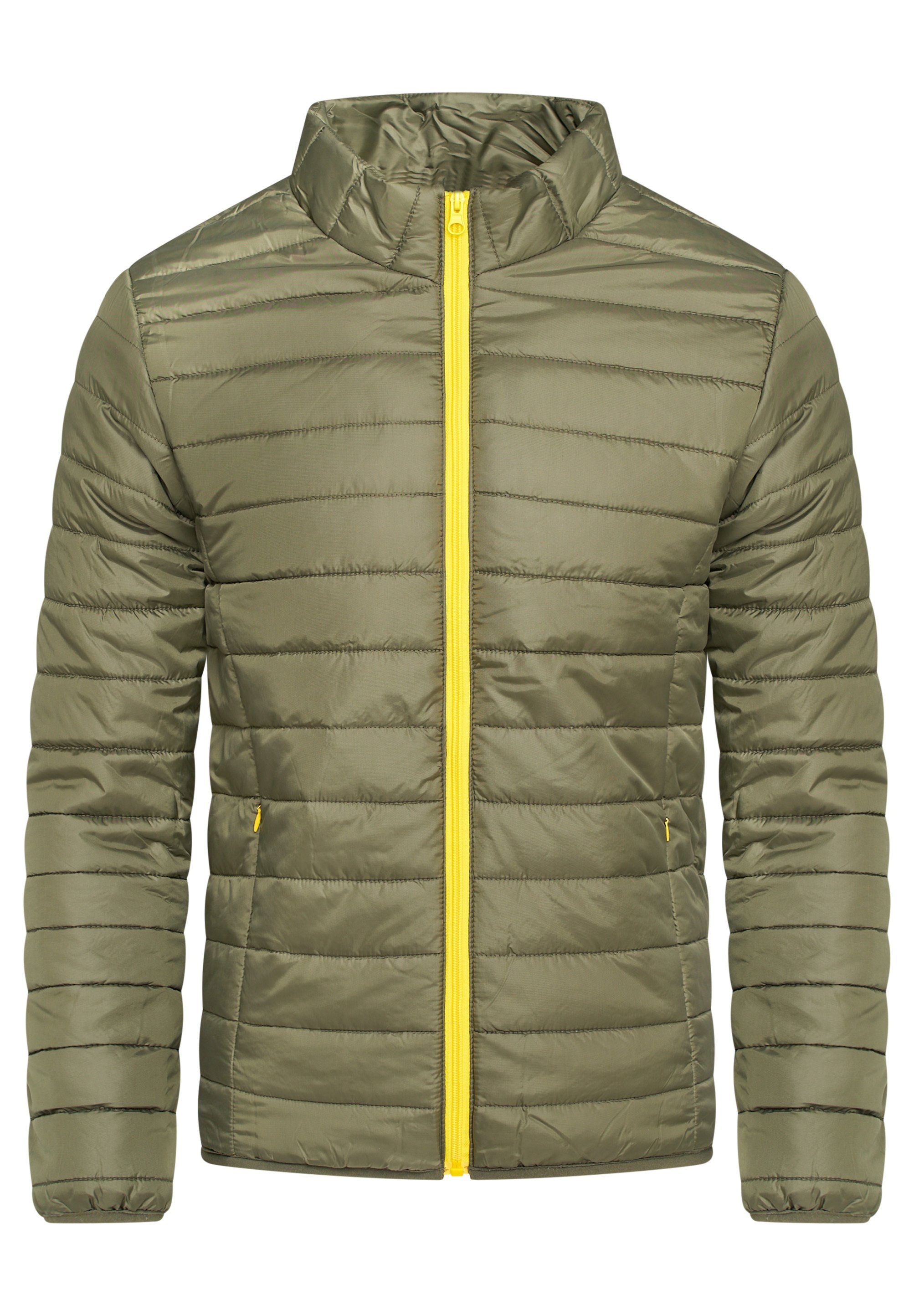 SOULSTAR Steppjacke S2NANTES Blouson Olive-Yellow