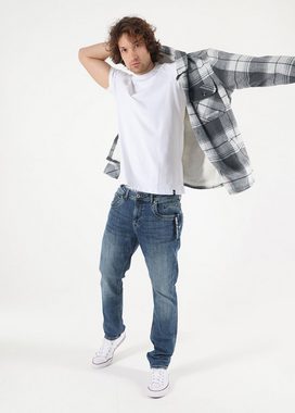 Miracle of Denim 5-Pocket-Jeans Robin im Used Look
