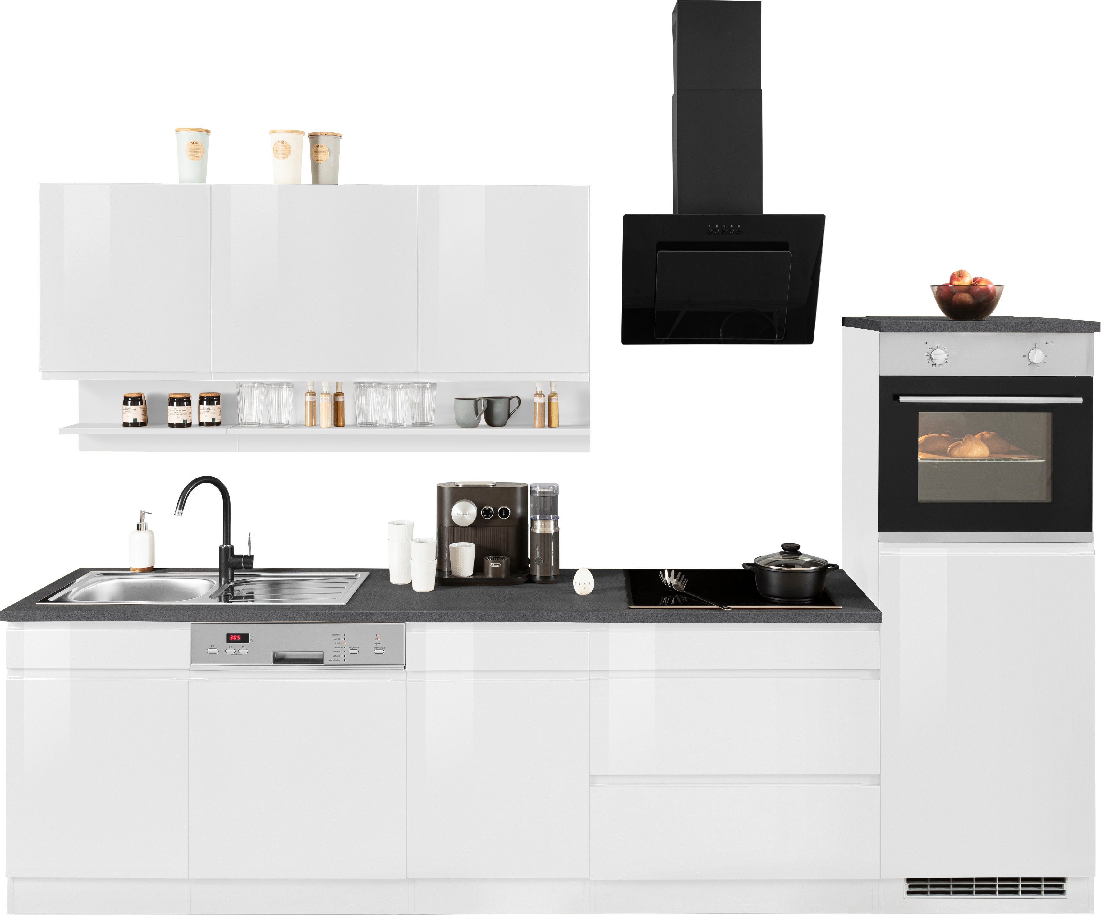 KOCHSTATION Küchenzeile KS-Virginia, Breite 300 cm, mit E-Geräten günstig online kaufen