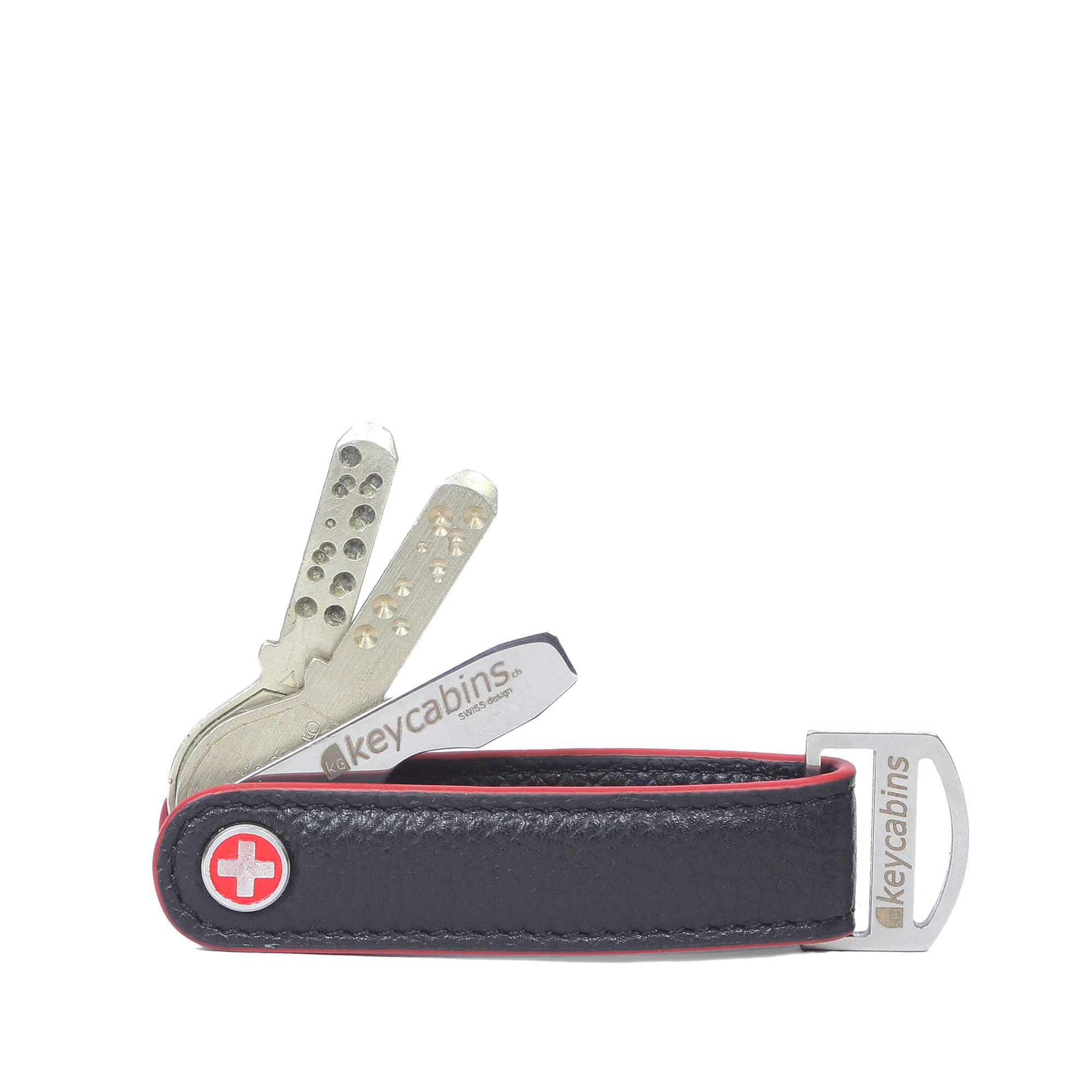 keycabins Schlüsselanhänger Loop-leather S4, SWISS Design