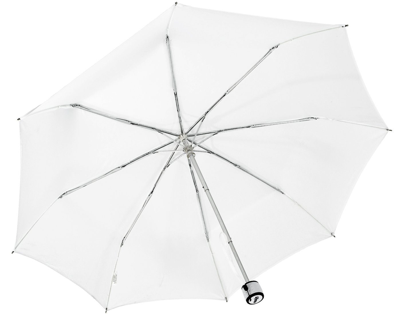 Ultra weiß farbenfroh mit - Light Taschenregenschirm leicht, iX-brella - Dach großem extra Mini