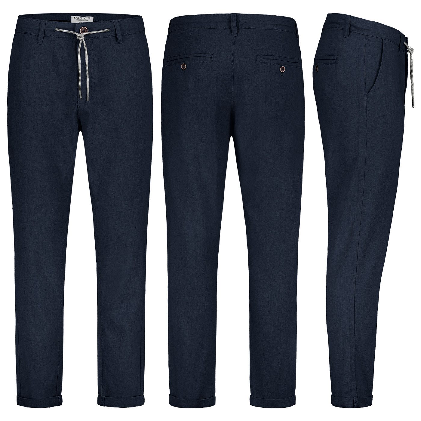 Eight2Nine Chinos Eight2nine Herren Leinen Hose Leinenhose Regular Freizeit günstig online kaufen