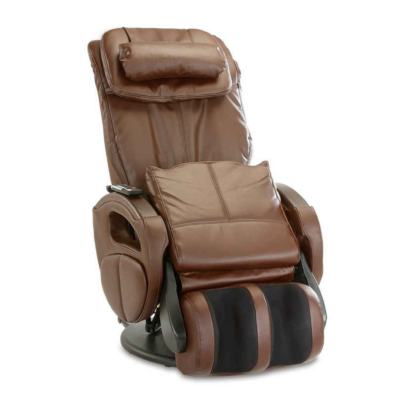 aktivshop Massagesessel Komfort Deluxe mit Aufstehhilfe (1x Sessel), mit Wärmefunktion, Drehbar, Shiatsu-Massage, 6 Massagearten, 6 Programme