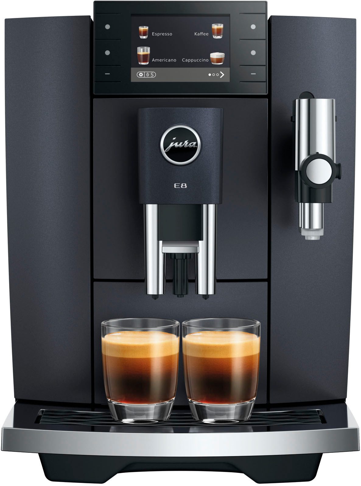 JURA Kaffeevollautomat 15749 E8 Cosmic Black (ED)