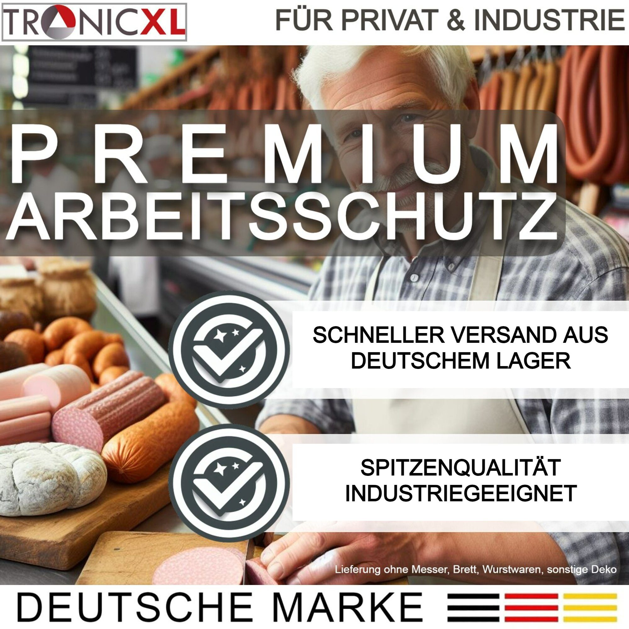 TronicXL Schlupfmütze 100 Baretthauben mit Schirm Einweg Mütze Kopfschutz Einmal Gastronomie (100-St)