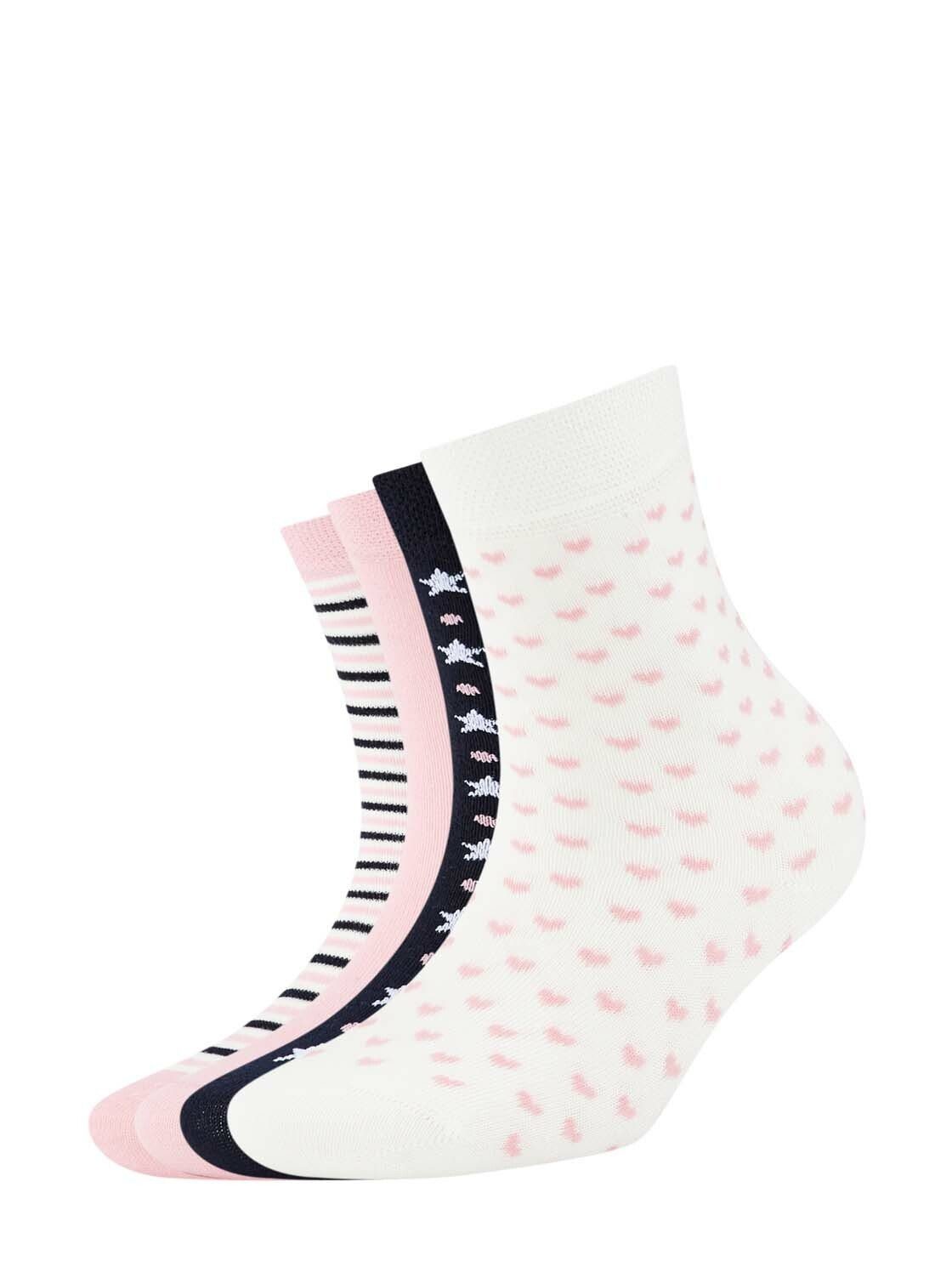 TOM TAILOR Basicsocken 4er Pack Girls Socken mit winterlichem Design (im Viererpack)