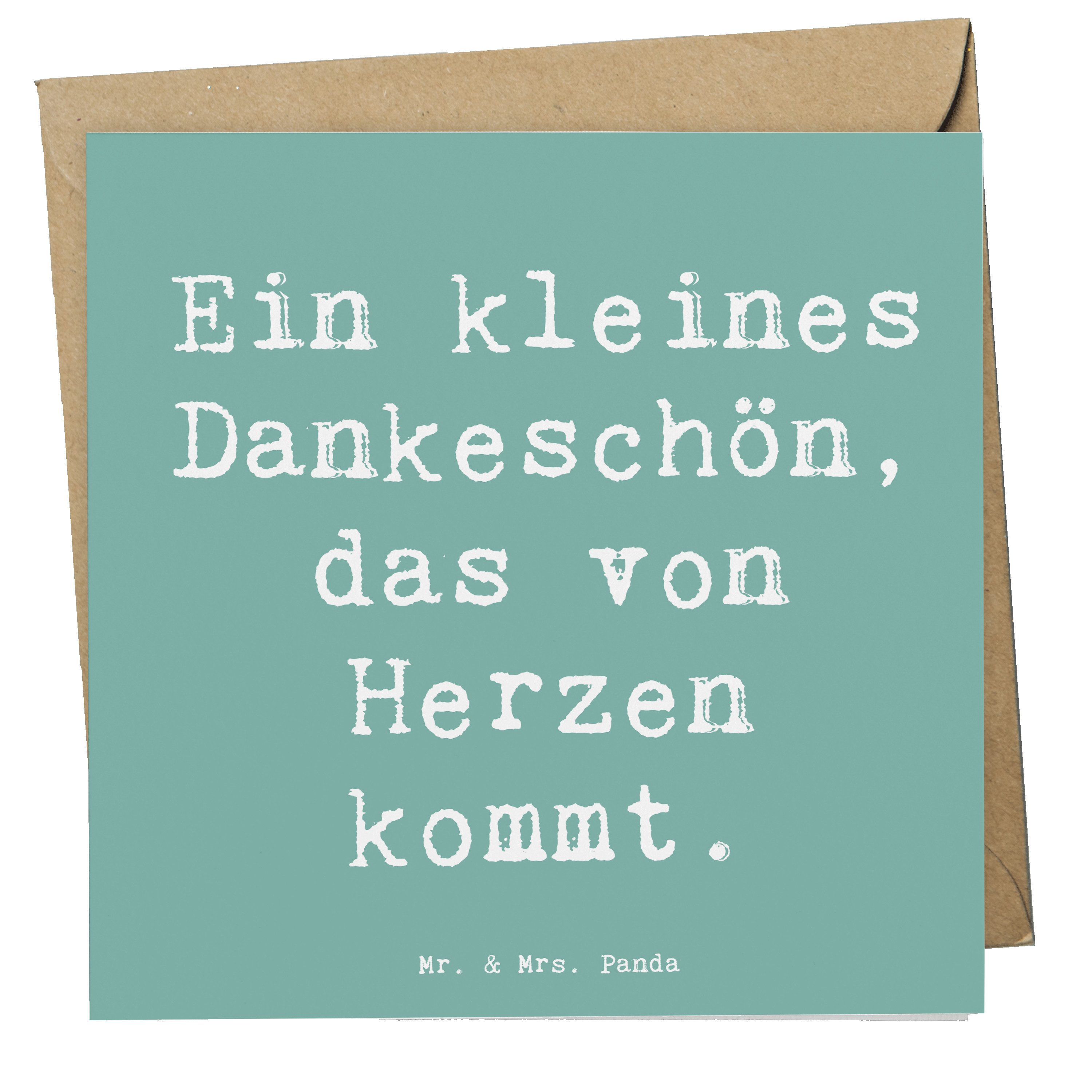 Grußkarte Gastgeschenke Dankeschön - Meeresbrise - Lächeln zaubern, kreative Ho