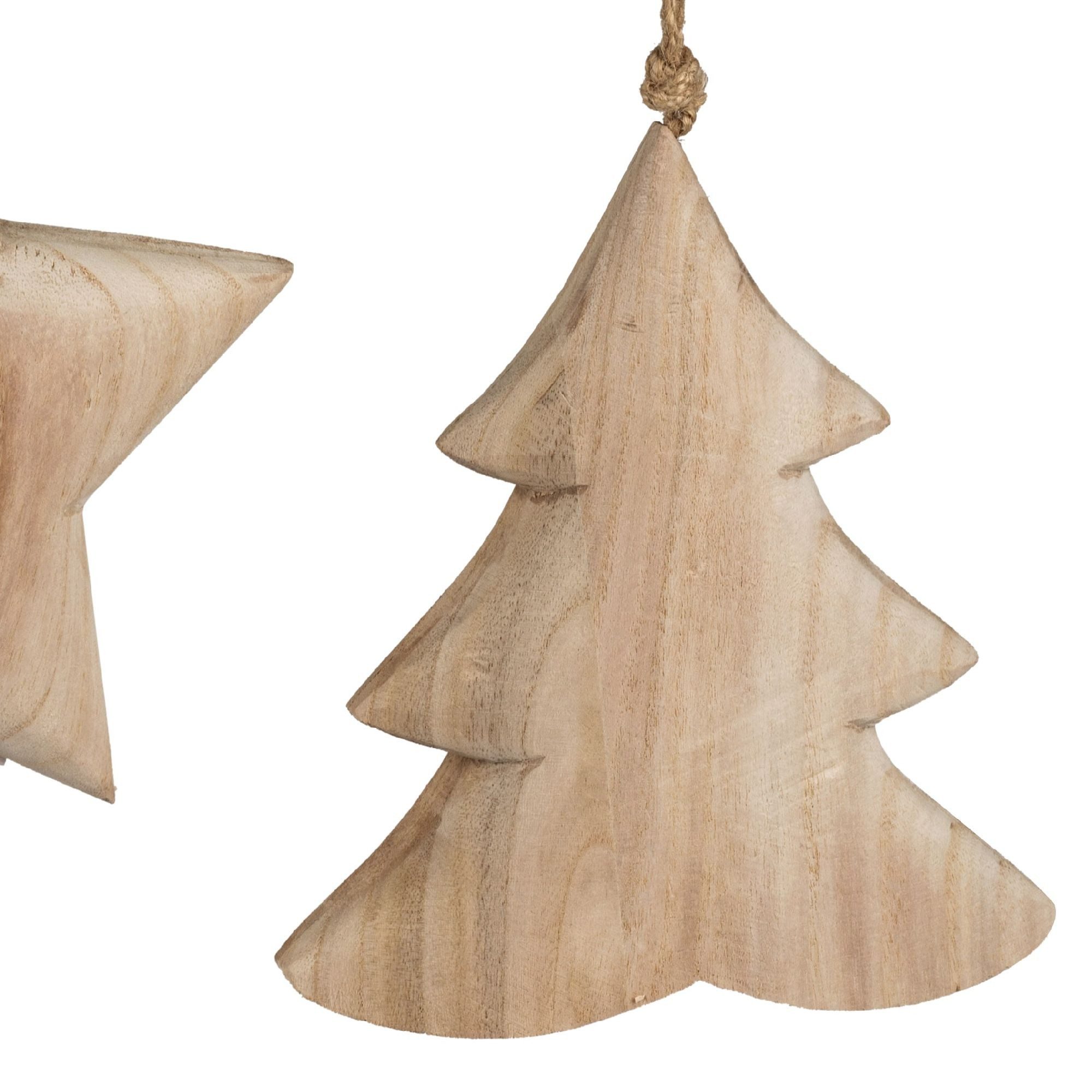 formano Dekohänger Nature, Höhe: 19cm, Farbe: Natur, Motiv: Tannen