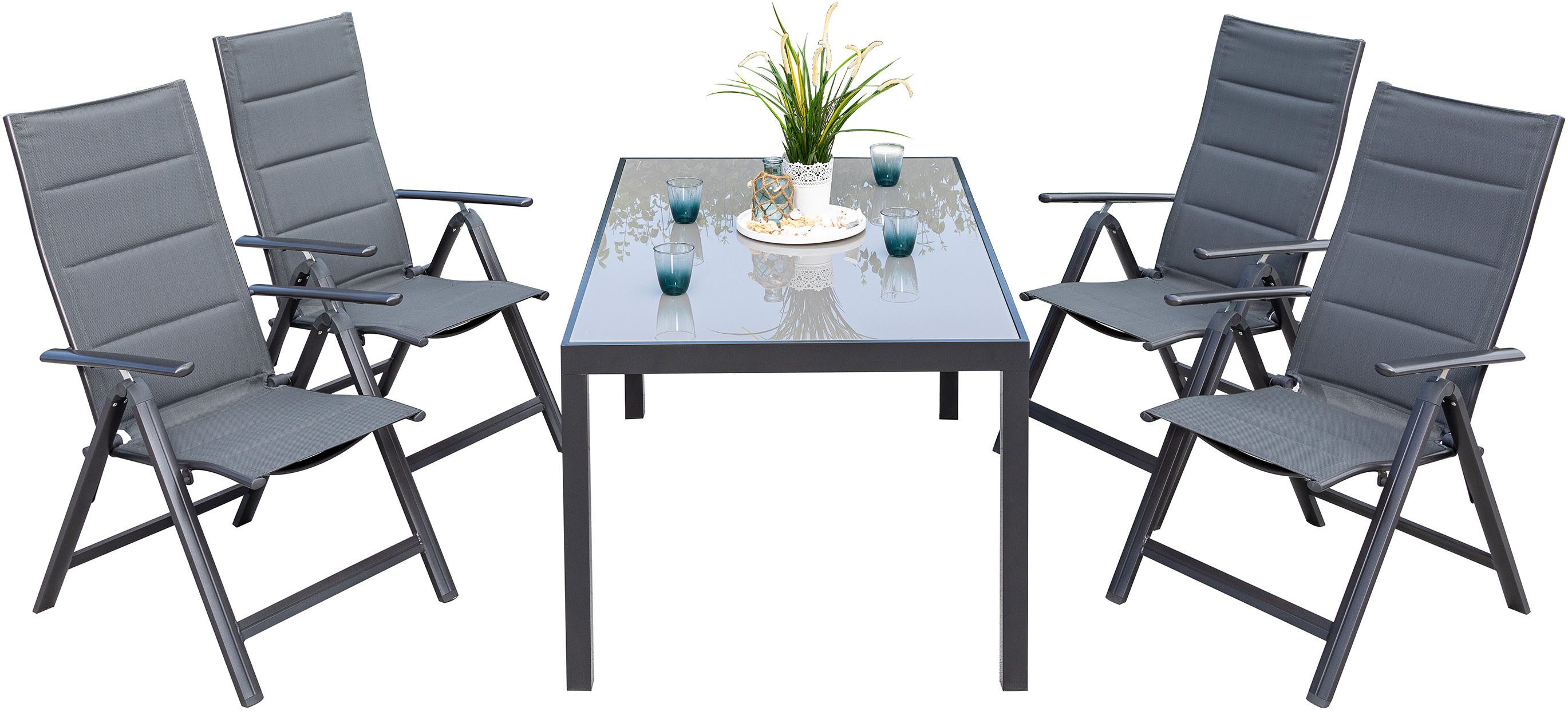 MERXX Garten-Essgruppe Taviano, (Set, 5-tlg), 4 günstig online kaufen