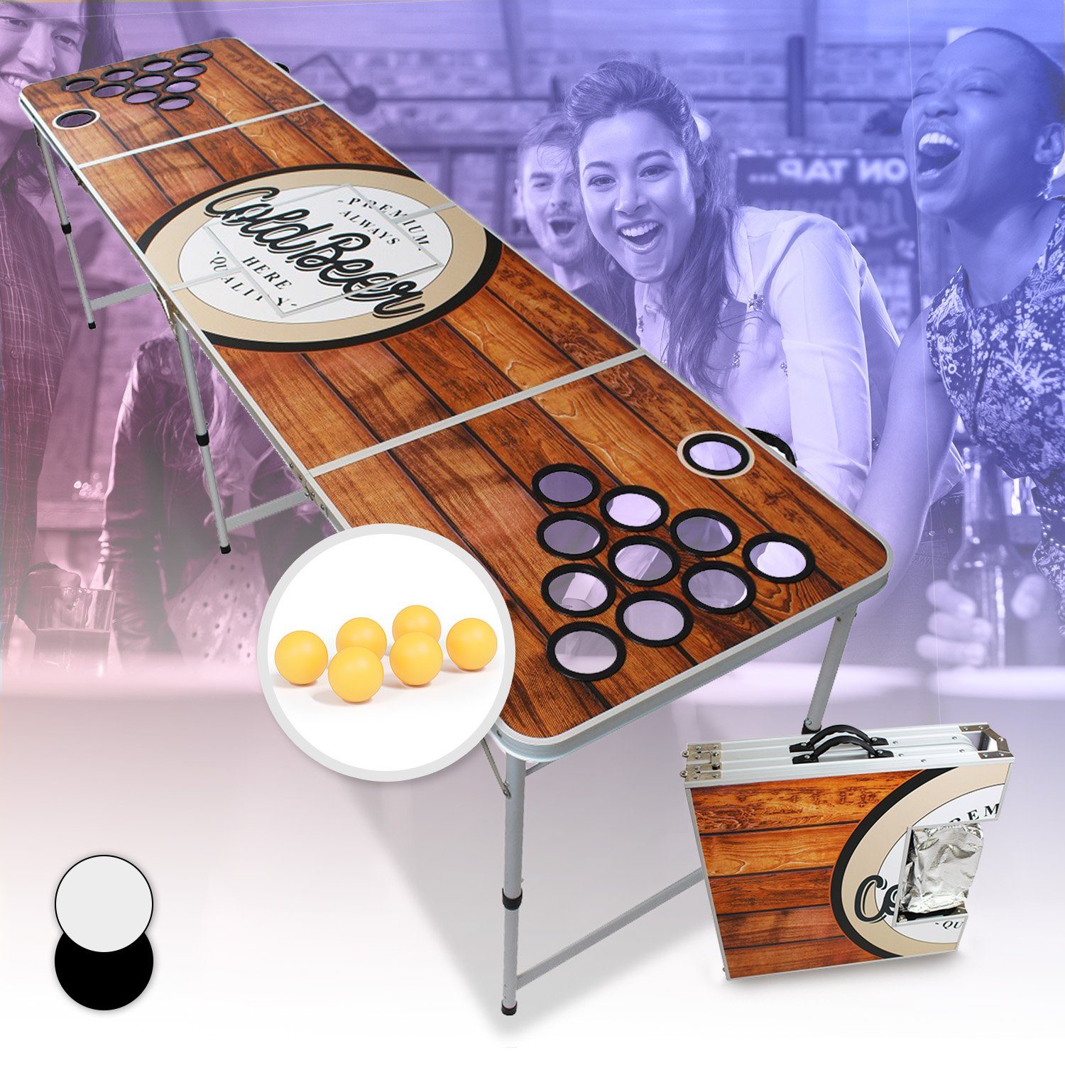 BeerCup Spieltisch Backspin Beer Pong Tisch günstig online kaufen