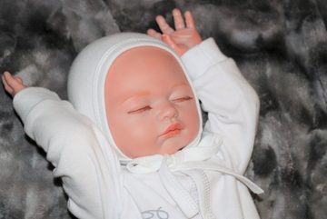 Babymajawelt Erstlingsmütze Neugeborenenmütze - Babymütze weiß, zum Binden 10698, 2 Stück (Set, 2-St., 2 Stück) aus reiner Baumwolle, sehr weich, hautfreundlich, Made in EU