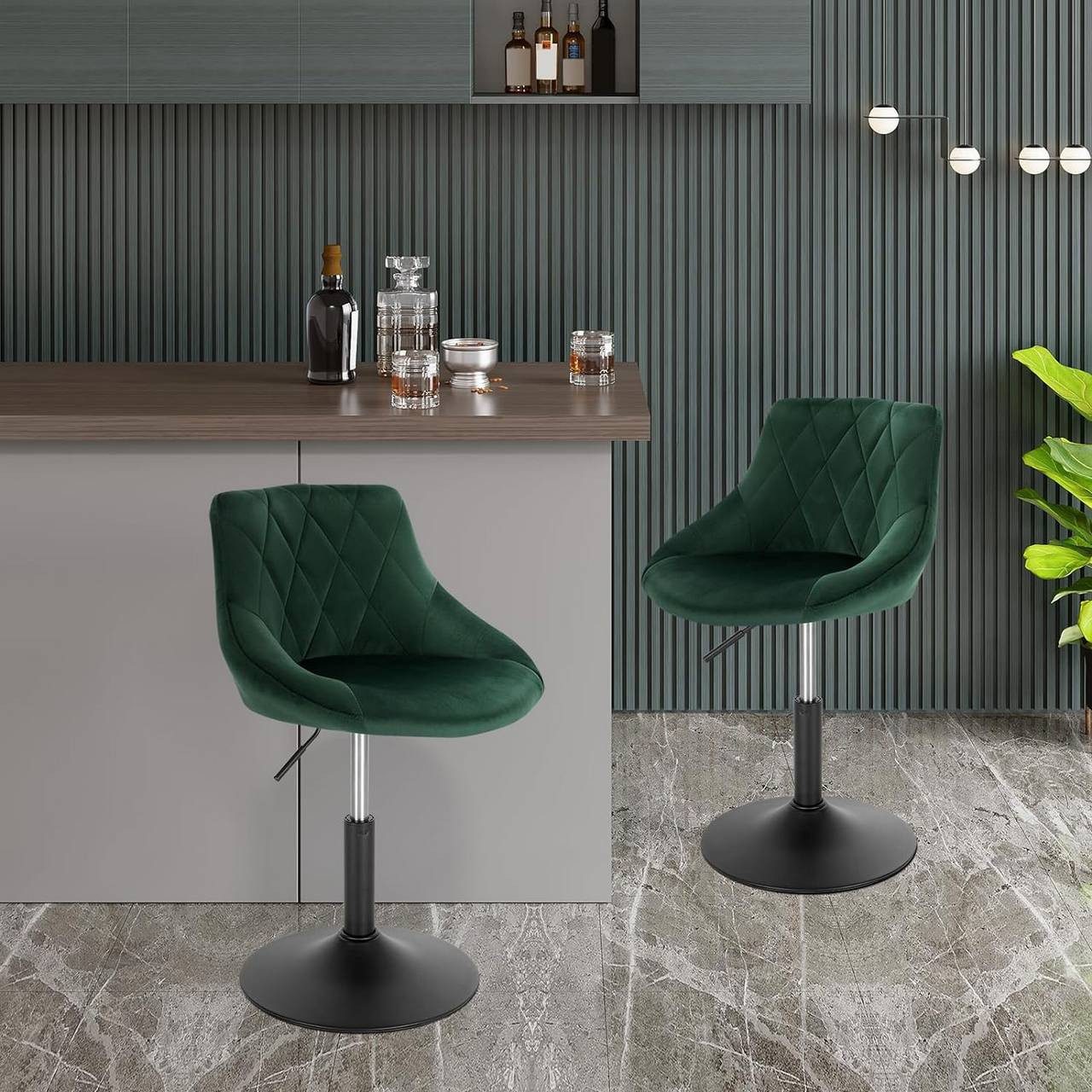 Woltu Barhocker (4 St), höhenverstellbar schwenkbar, günstig online kaufen