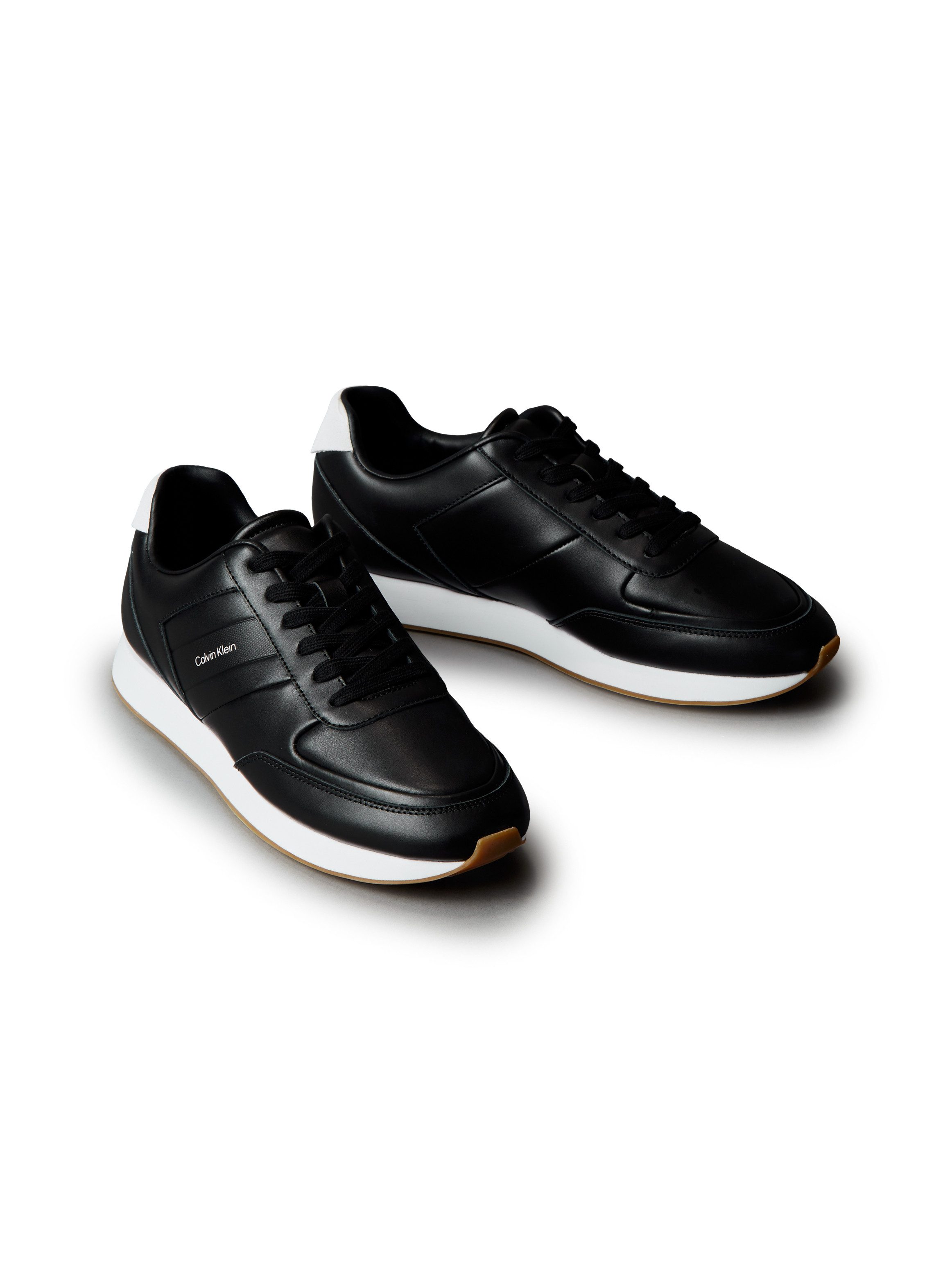 Calvin Klein Jeans RETRO RUNNER LTH TAPE Кросівки Runner Кросівки, Halbschuh, Freizeitschuh mit Kontrastbesatz