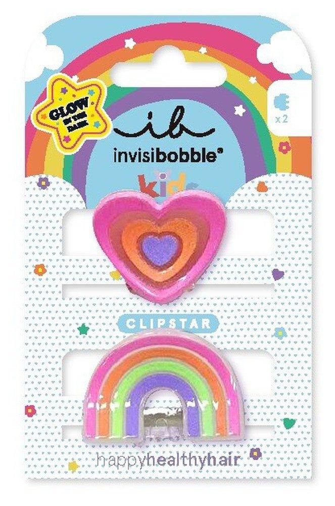 invisibobble Haarclip Clipstar Glow Happy Heart