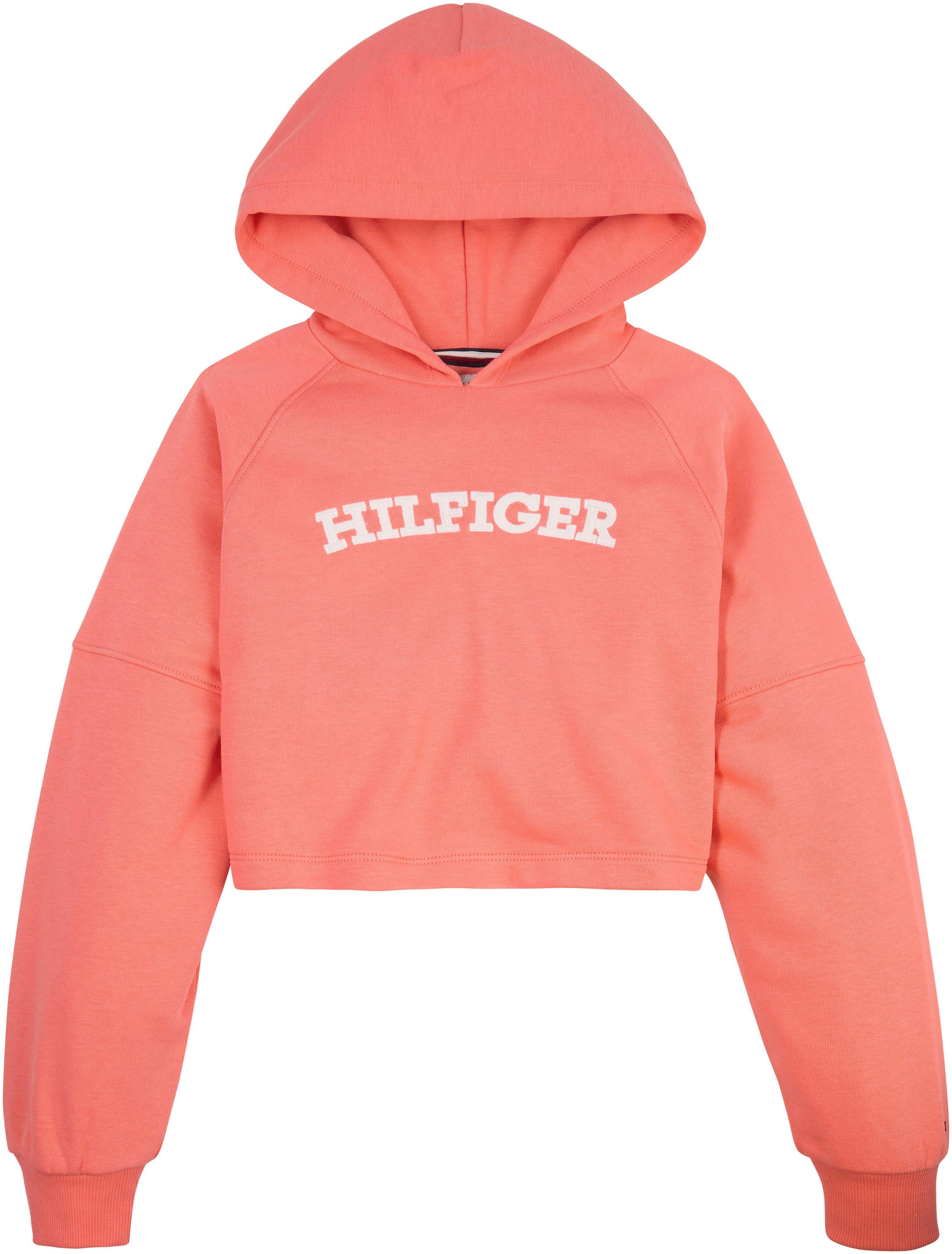 Tommy Hilfiger Kapuzensweatshirt MONOTYPE HOODIE Hilfiger Santa_Fe_Sunset mit Tommy Logo-Schriftzug