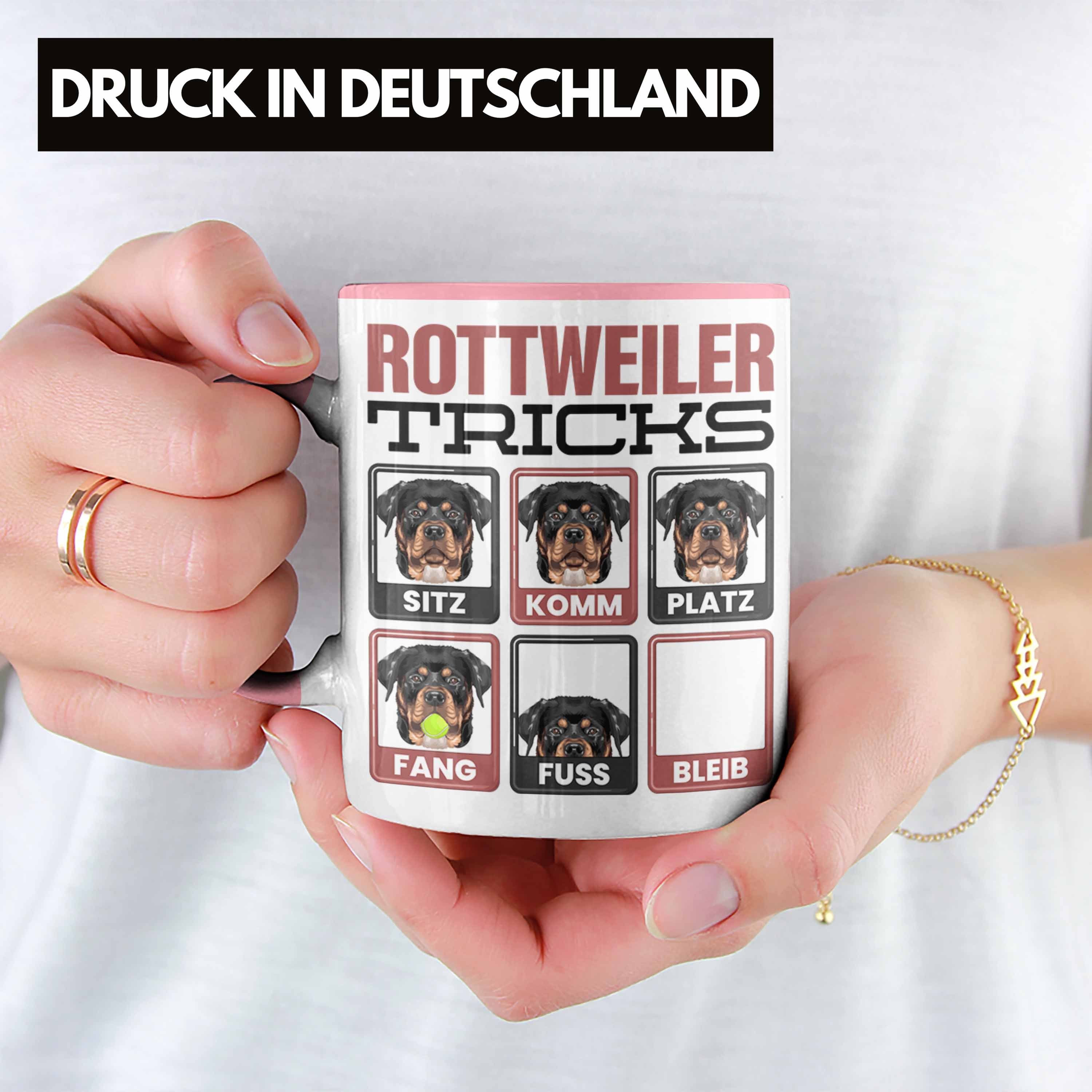 Rottweiler Trendation Spruch Geschenk Rosa Besitzer Tasse Rottwe Tasse Geschenkidee Lustiger