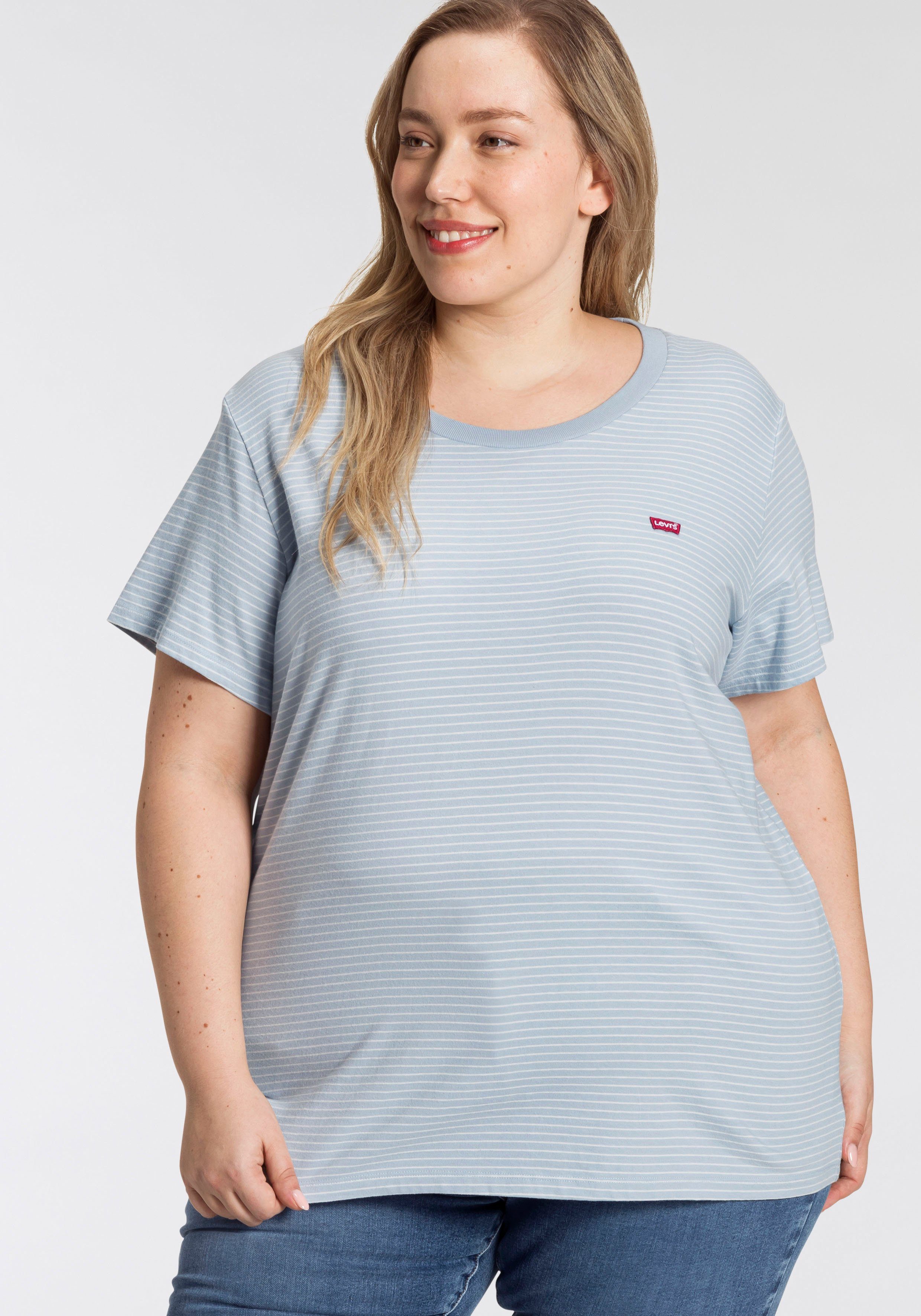 Levi's® Plus T-Shirt »Perfect Crew« im Streifendesign online kaufen | OTTO