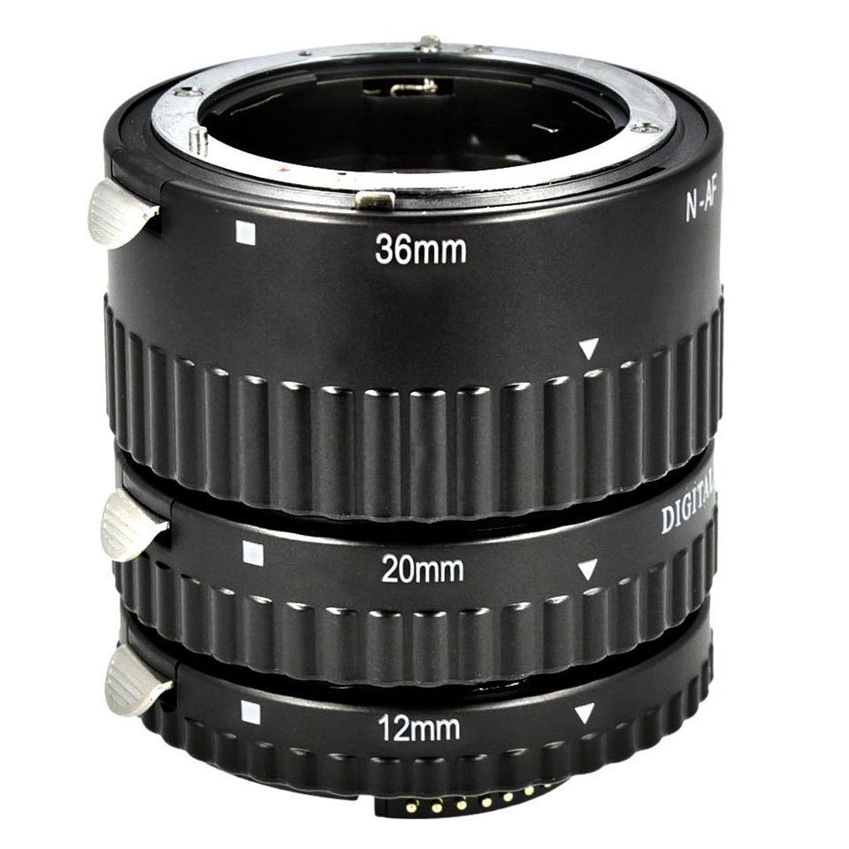 Meike Makrofotographie Nikon Zwischenringe Makroobjektiv Automatik 12/20/36 - MK-N-AF-A mm
