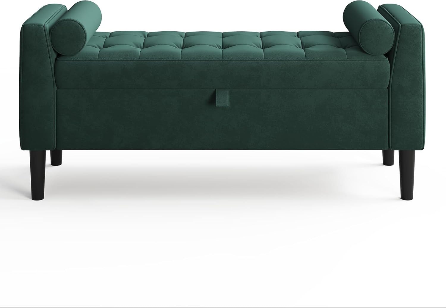 GarveeMore Polsterbank Polsterbank mit Stauraum Flurbank Sitzbank,Samt 118x43x64cm