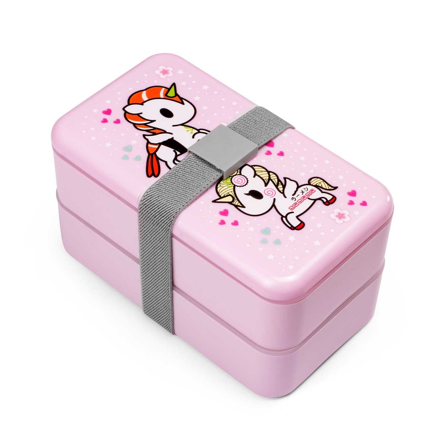 Bento Box, Kunststoff, inkl. tokidoki - Up Lunchbox Thumbs Besteck