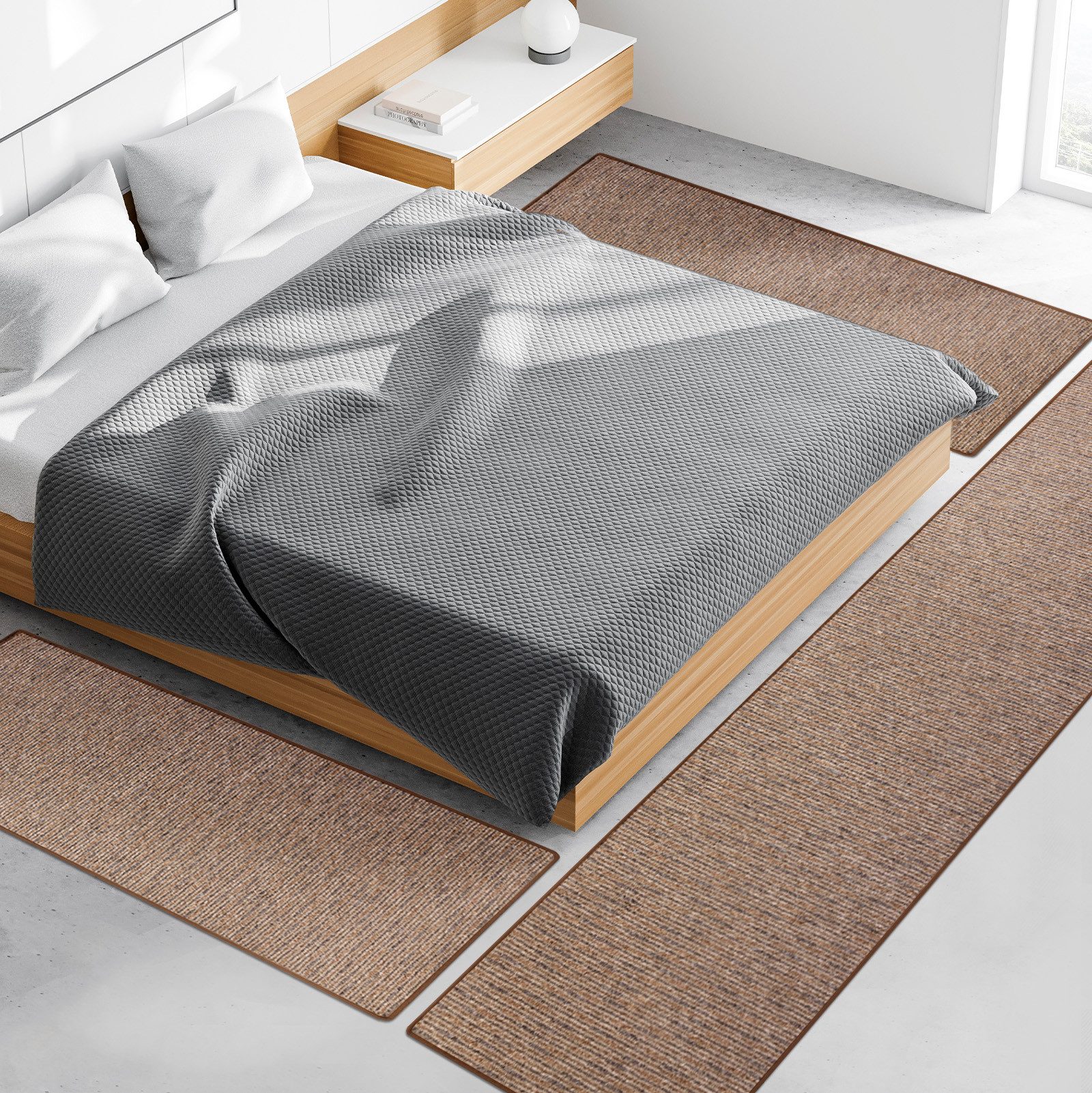 Kubus Bettumrandung Genf, 3-teiliges Set, (3-tlg), Verschiedene Farben und günstig online kaufen