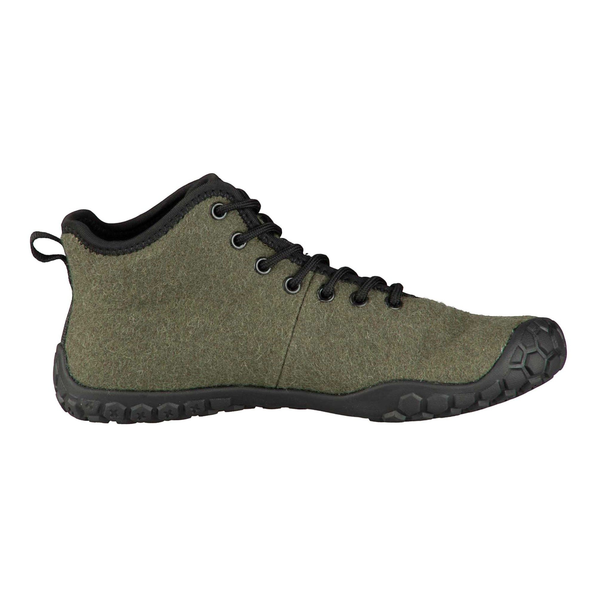 Ballop Sneaker Barefoot Corso Mid-Cut olivegrün Barfußschuh