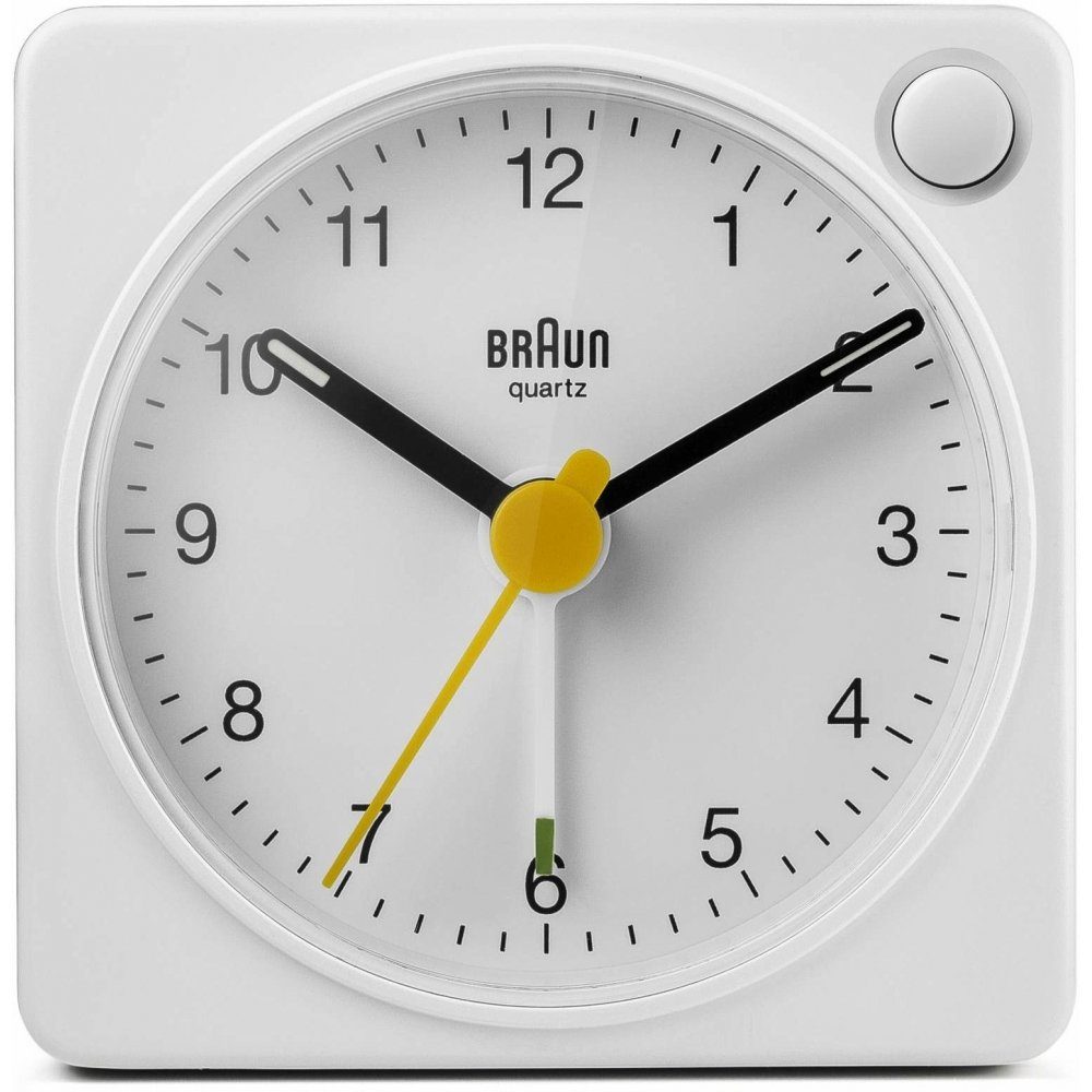 Braun Wecker BC02XW - Quarzwecker - weiß