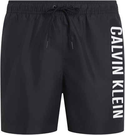 Calvin Klein Swimwear Badeshorts MEDIUM DRAWSTRING mit kontrastfarbenem Logo-Schrifztug am Bein