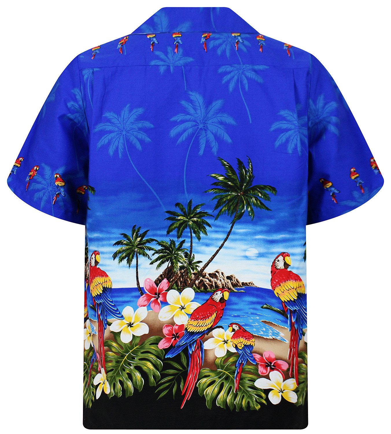 Pacific Legend Hawaiihemd Papagei mit Schwarz Original Hawaiihemd mit 100% günstig online kaufen