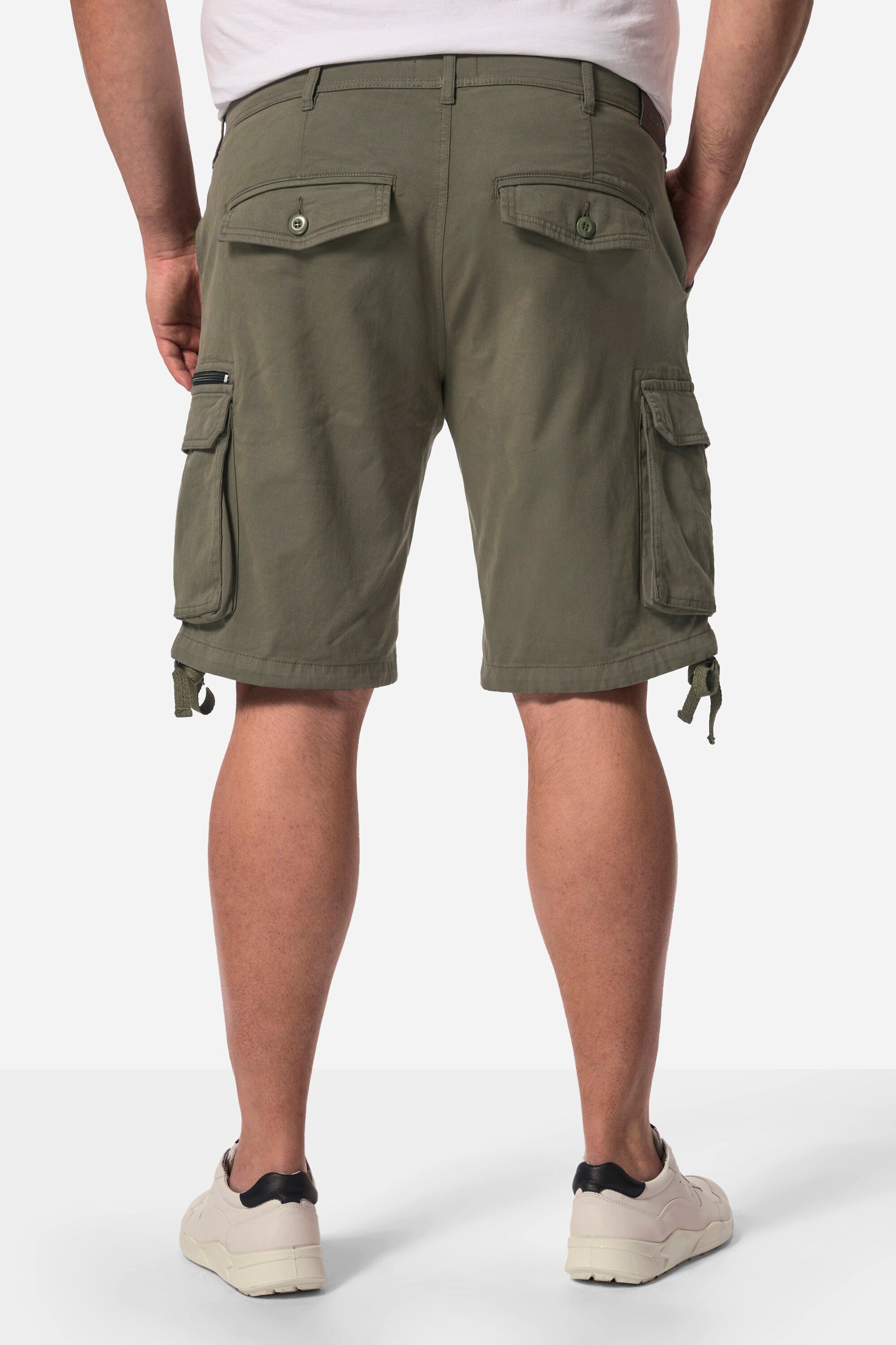 Men Plus Bermudas Cargo-Bermuda Bauchfit viele Taschen – Bild 4 von 5