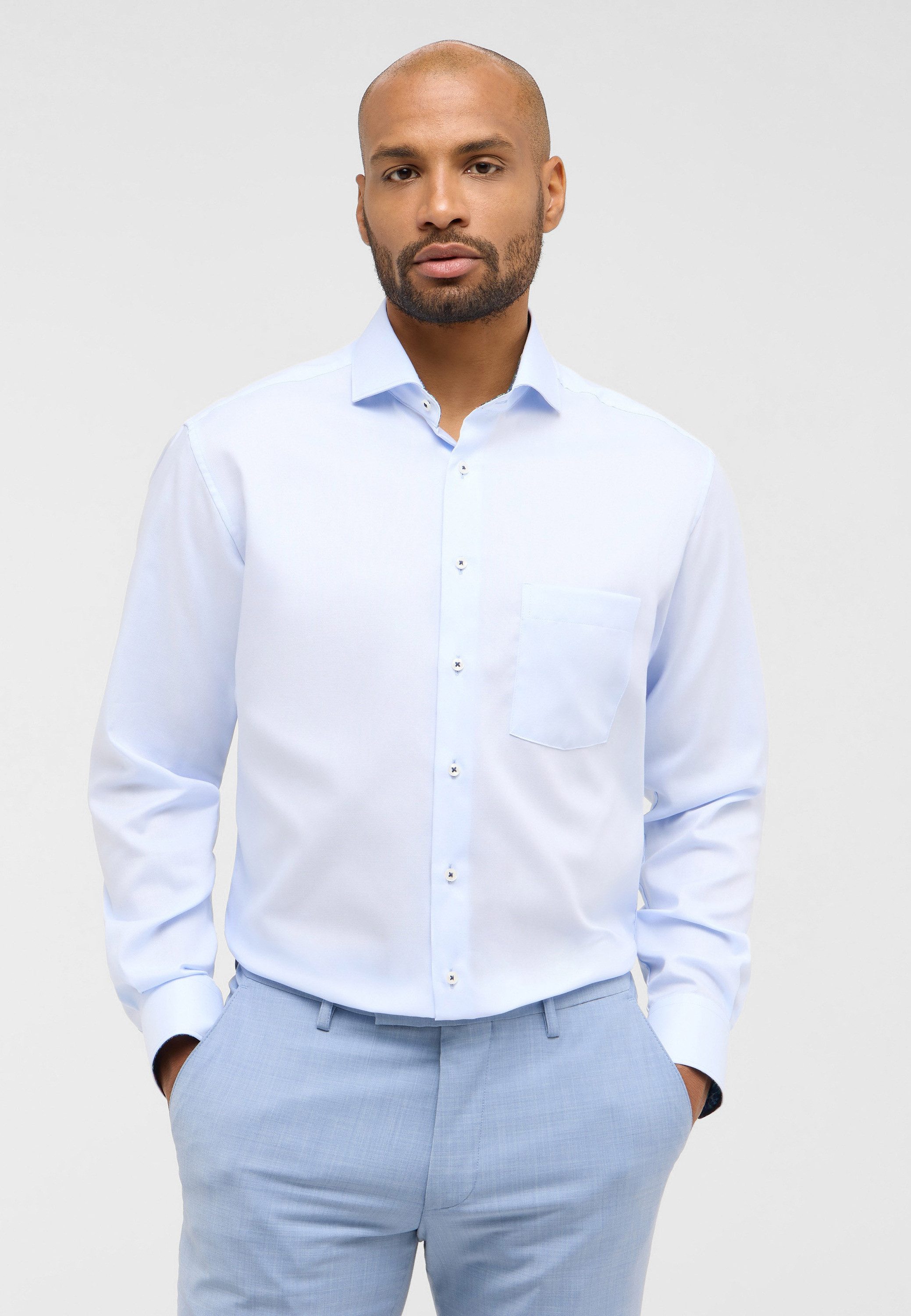 Eterna Langarmhemd "MODERN FIT", NON IRON (bügelfrei) günstig online kaufen