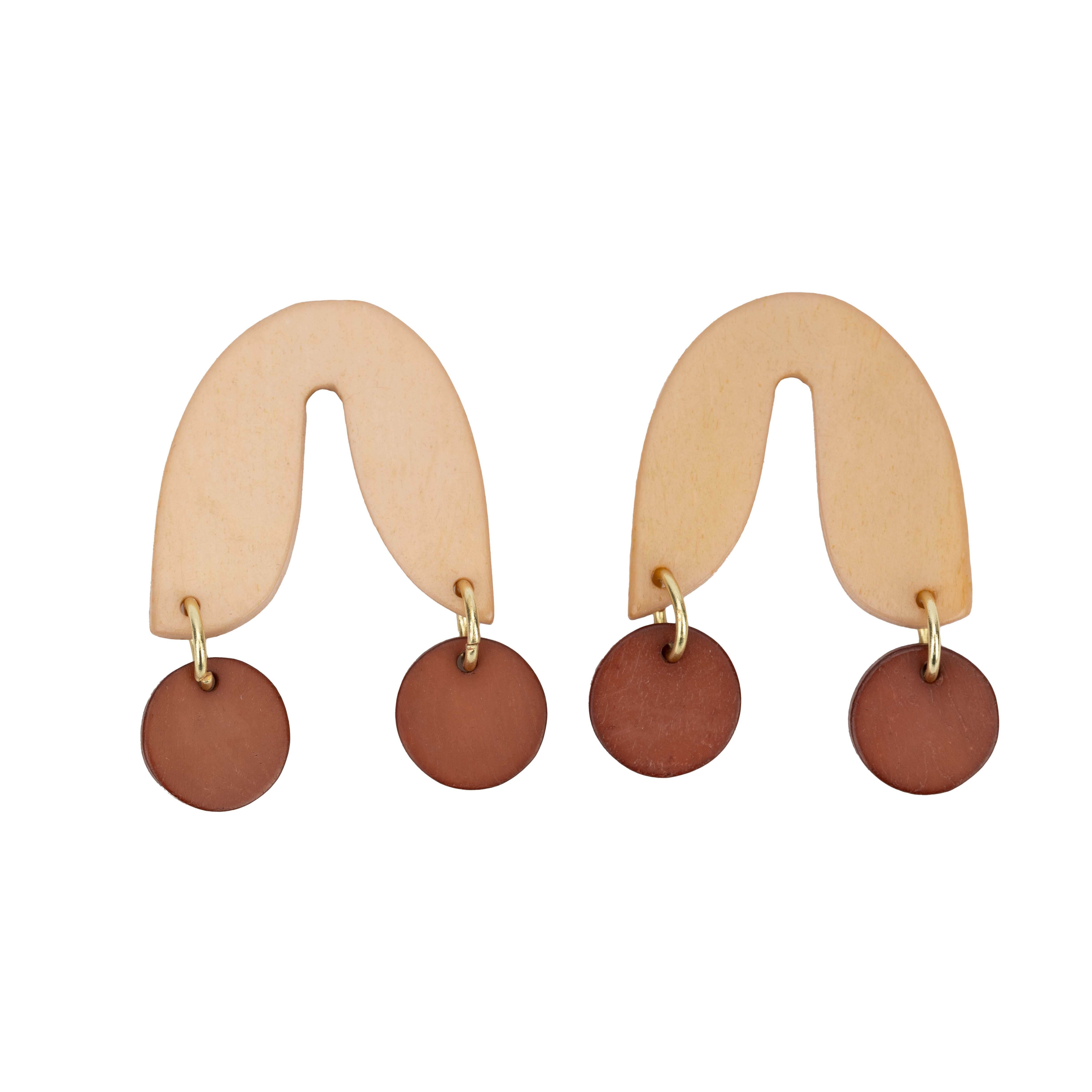 El Puente Paar Ohrstecker Ohrstecker, Handmade, Fair Trade