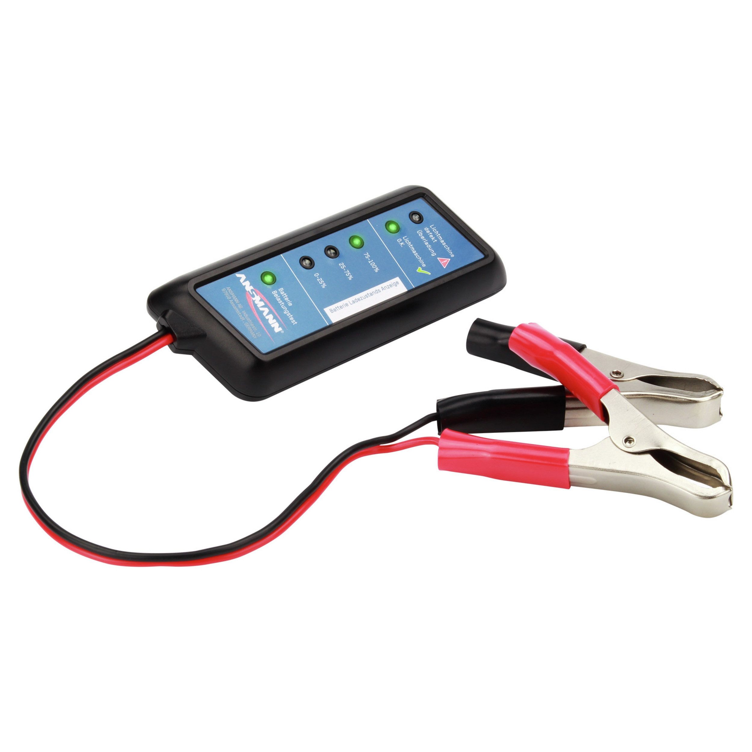 Power Check Kfz-Batterietester - Testgerät für 12V Autobatterien Akku
