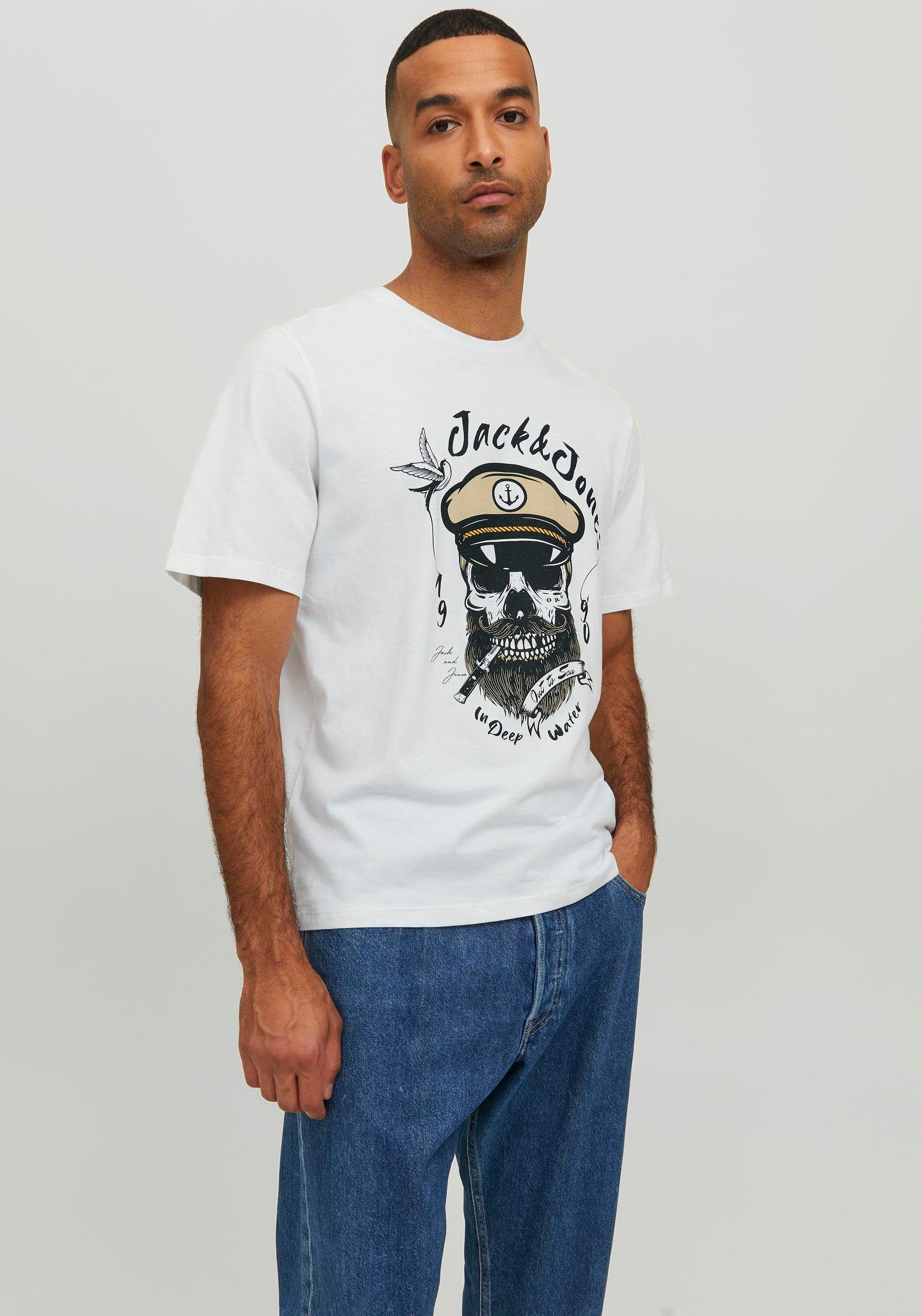 Jack & Jones Rundhalsshirt »JORROXBURY TEE SS CREW NECK«