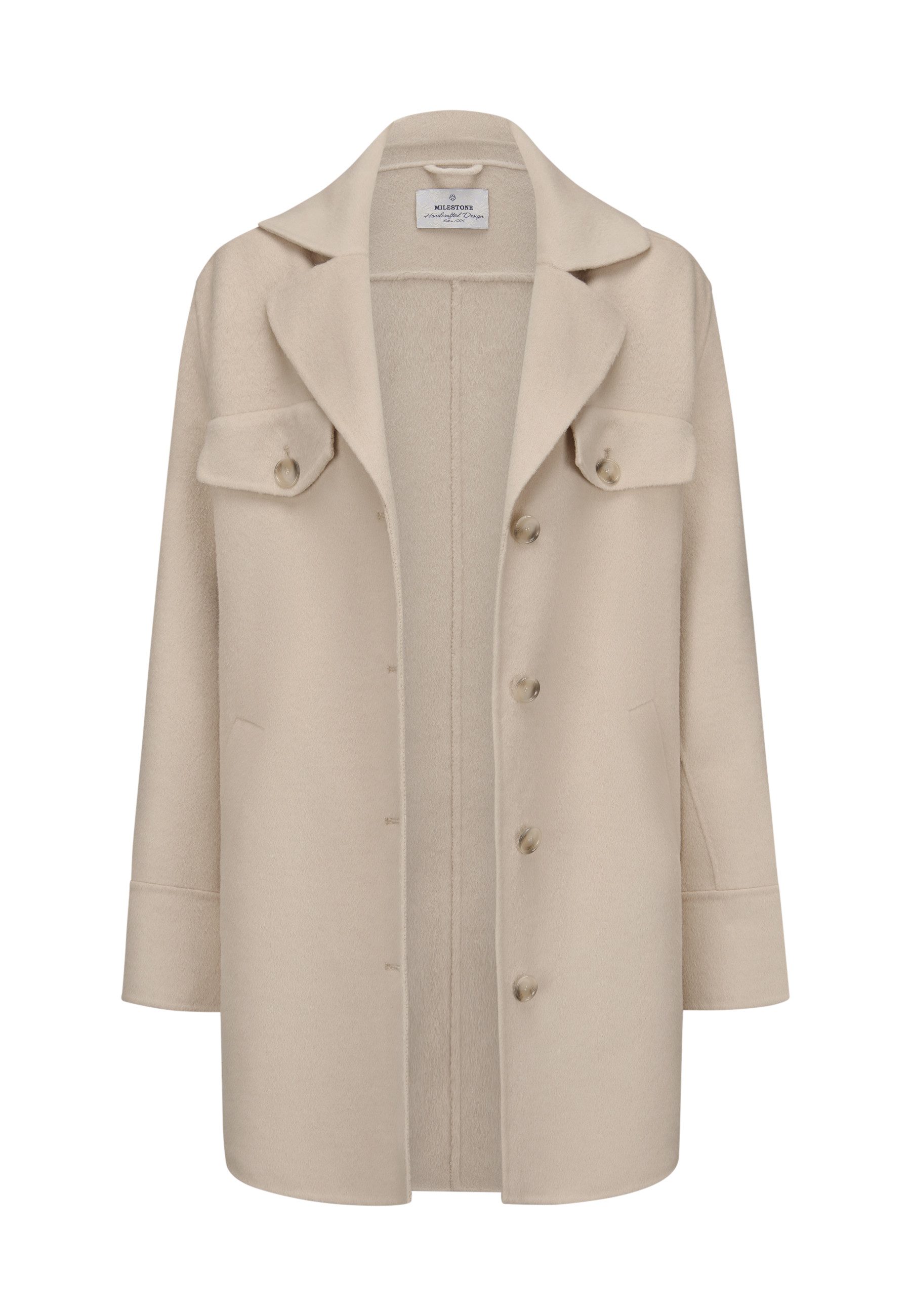 Milestone Hemdjacke MSAnn Damen klassisch Knöpfe günstig online kaufen
