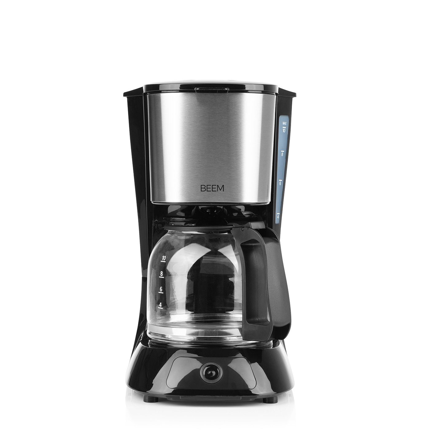 BEEM Filterkaffeemaschine FRESH-AROMA-PURE Filterkaffeemaschine Glas 900W 1,25l, 1.25l Kaffeekanne
