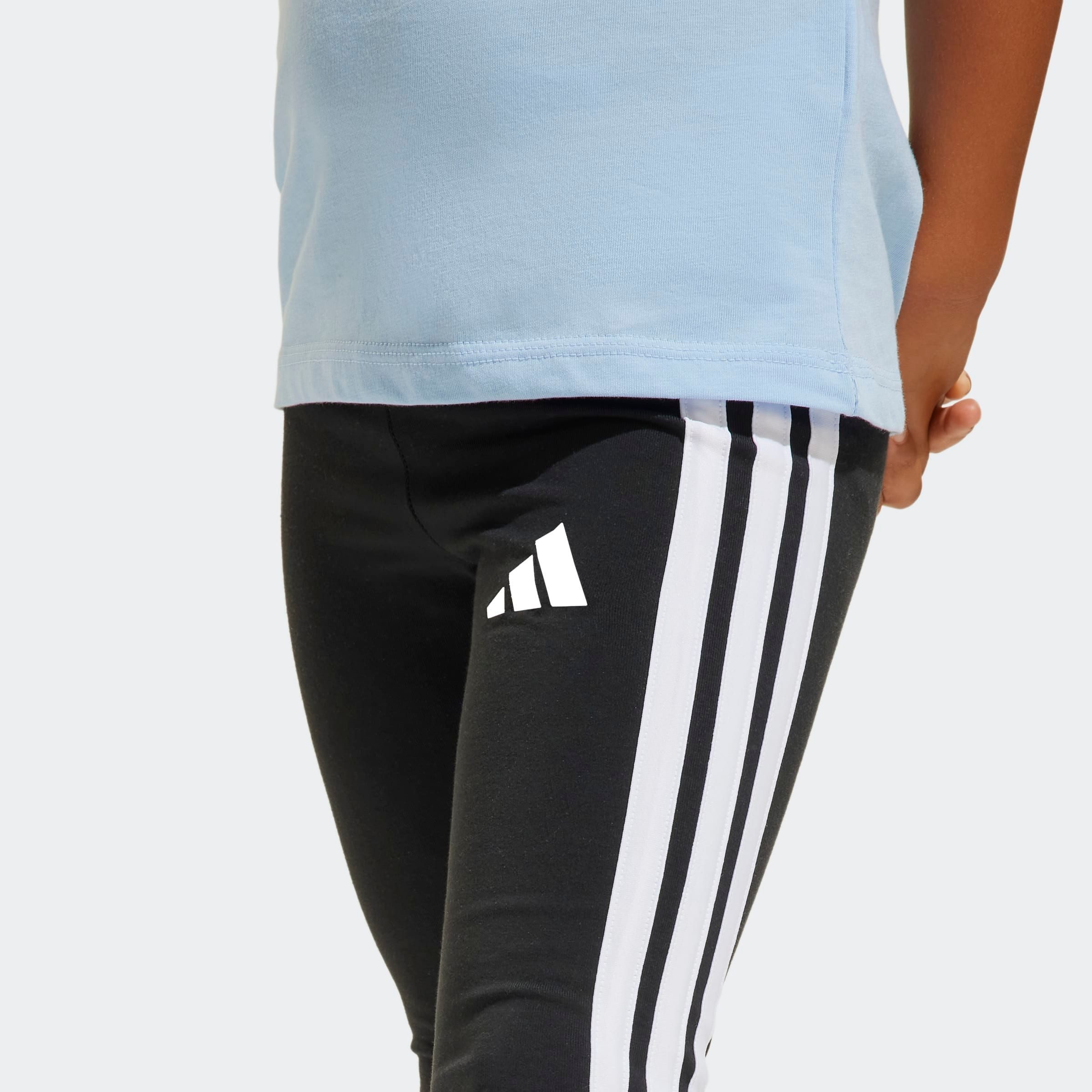 adidas Sportswear Leggings LG 3S LEG 230 sportlicher Stil mit 3-Streifen, für Kinder, mit Gummizug