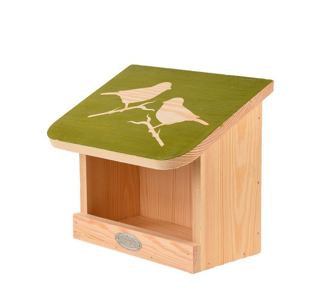 Thumbnail - Rivanto Futterstation, Wandfutterhaus mit Aufdruck, Vogelmotiv