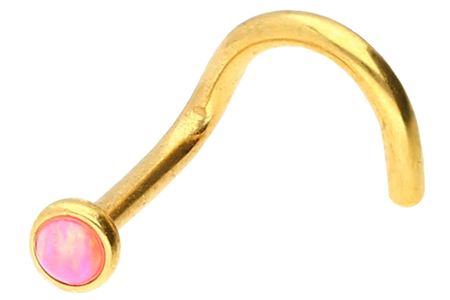 Farbe: Goldfarben + Opal: Hot-Pink