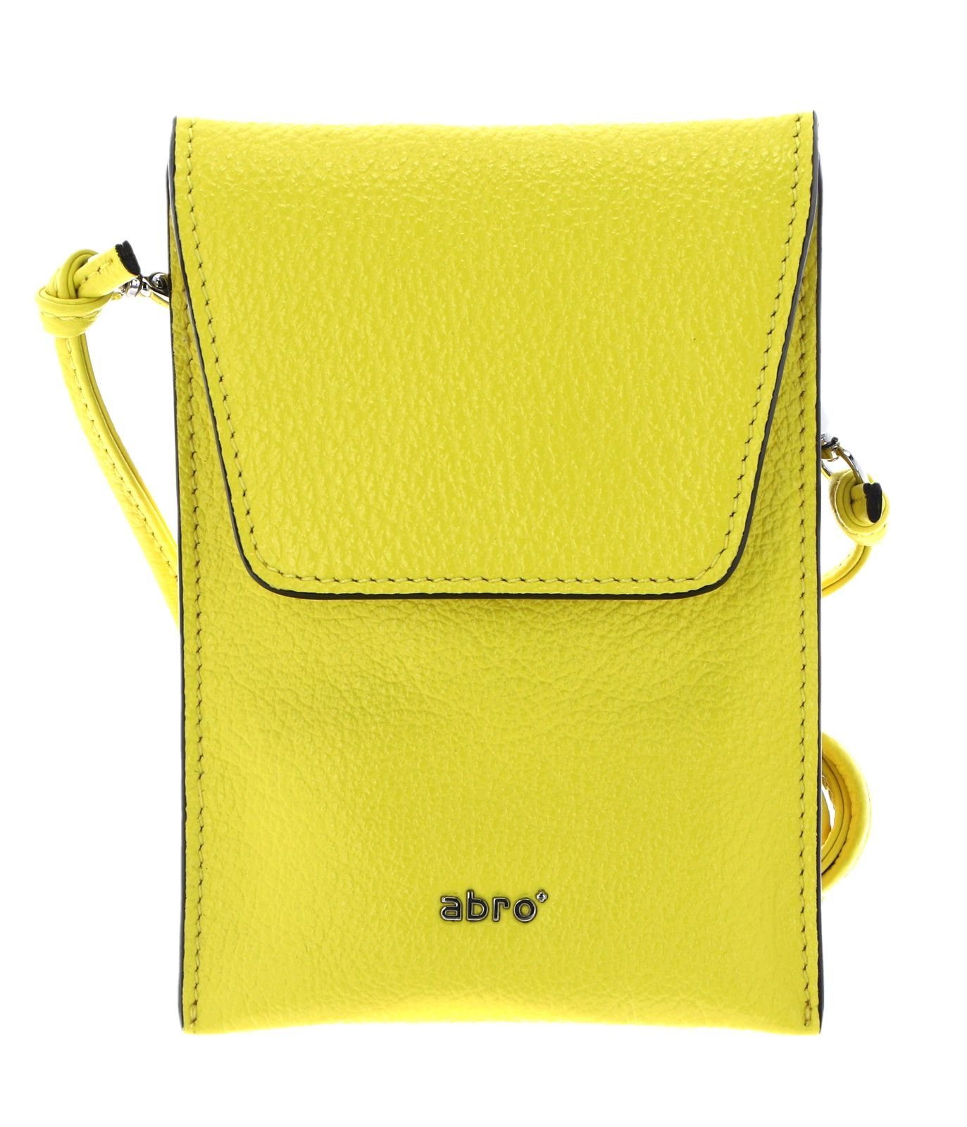 Abro Handytasche Leather Ariete Yellow | Smartphone-Hüllen