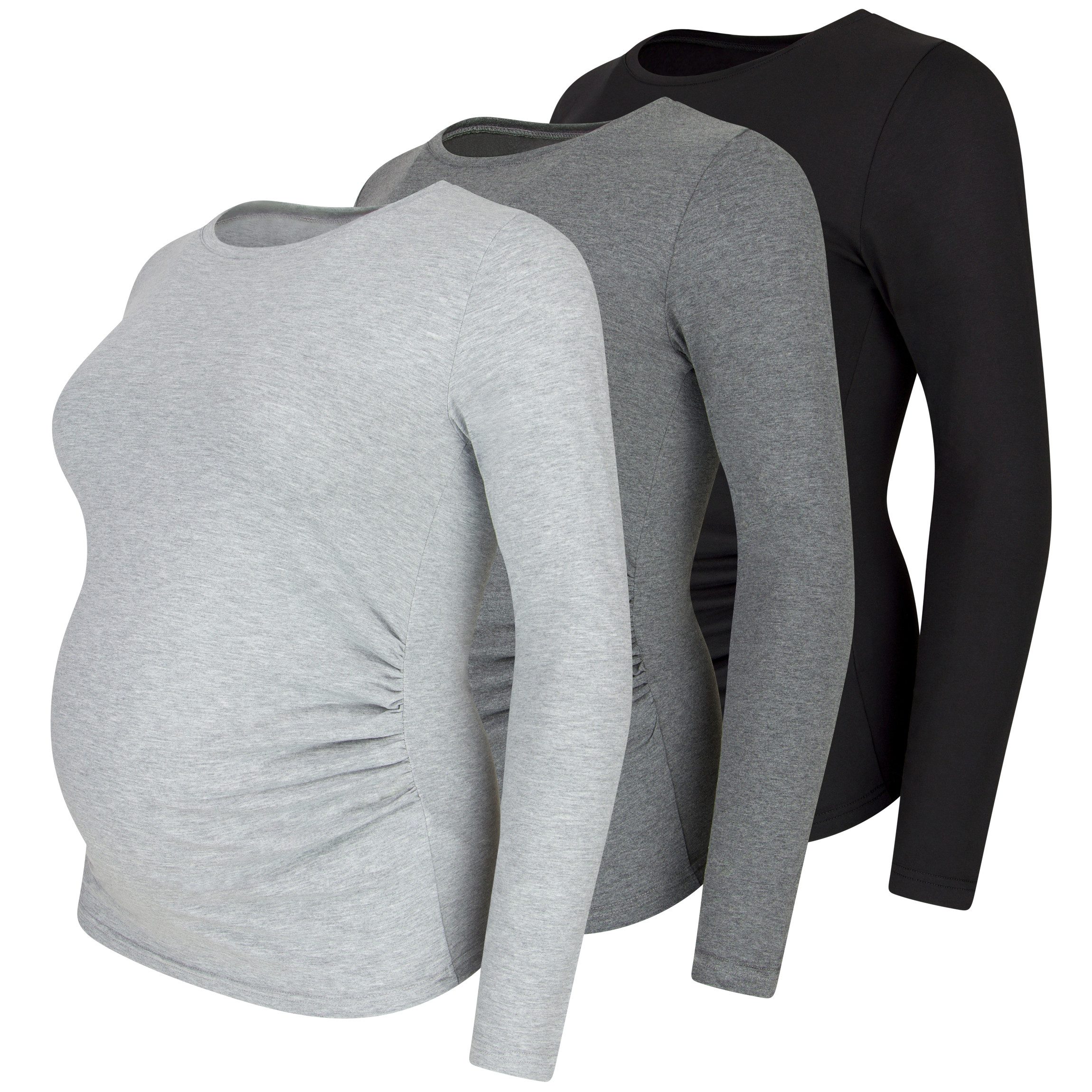 Umstandsshirt Langarm Basic Umstandsmode