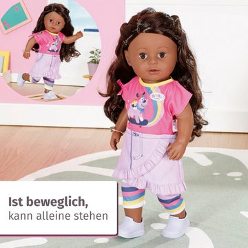 Baby Born Stehpuppe Sister, Dolls of Colour, 43 cm, mit lebensechten Funktionen