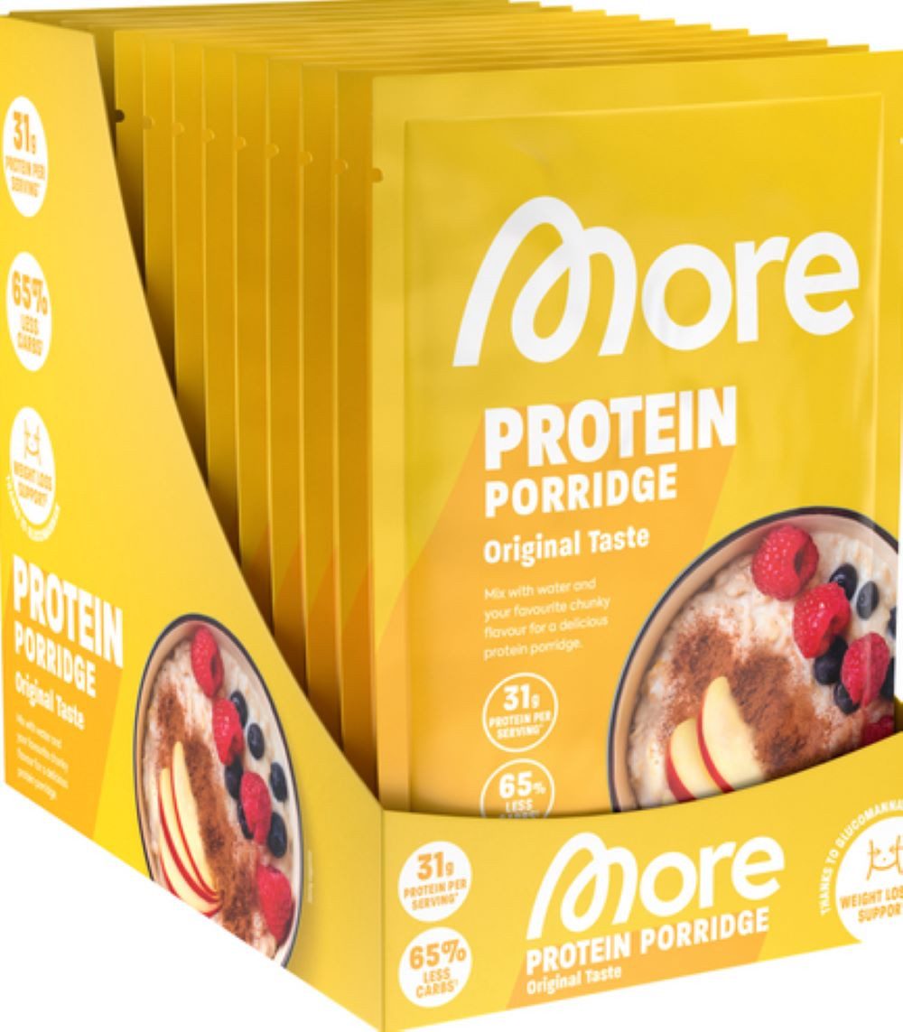 More Nutrition More Protein Porridge 13 x 62 g Beutel Original Taste Pulver, 31 g Protein pro Portion