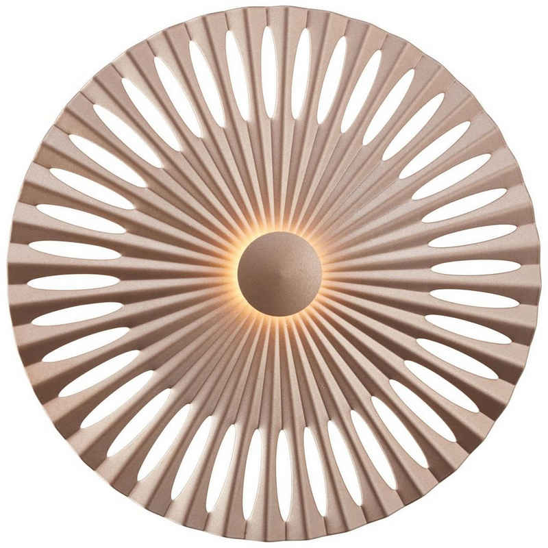 Brilliant Wandleuchte Phinx, Warmweiß, Lampe Phinx LED Wandleuchte 32cm braun/Kaffee 1x 12W LED integriert