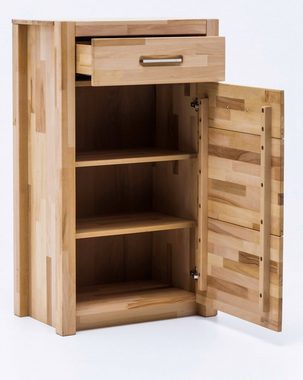 bv-vertrieb Garderoben-Set Flurgarderobe Garderobe Wildeiche Garderobenset - (4055)