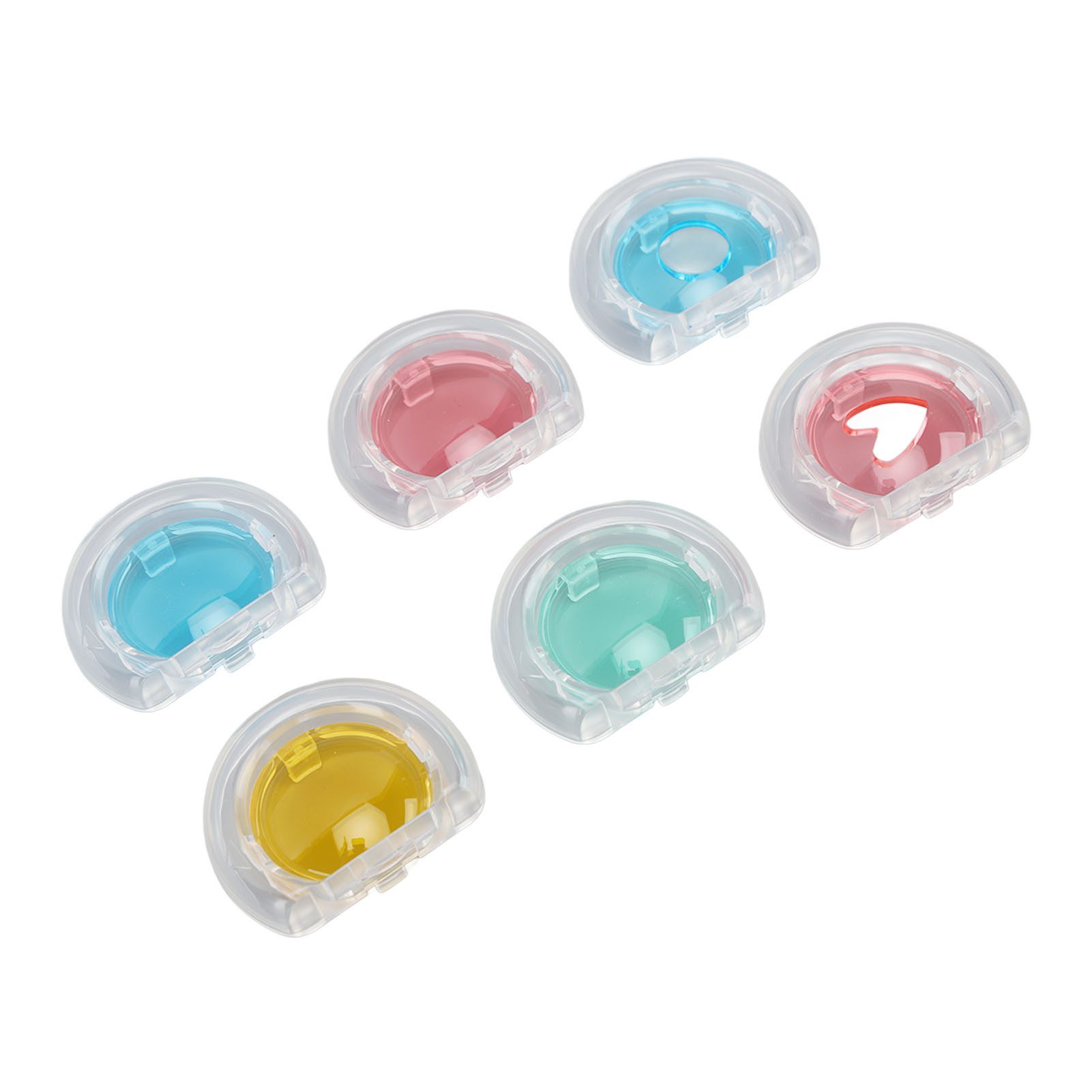 SURFOU 6er Kamera-Farbfilter-Set für Mini 12 – Nahaufnahme & Farbeffekte Schutzfilter (2 Hohlfilter (blau rund, rot herzförmig)