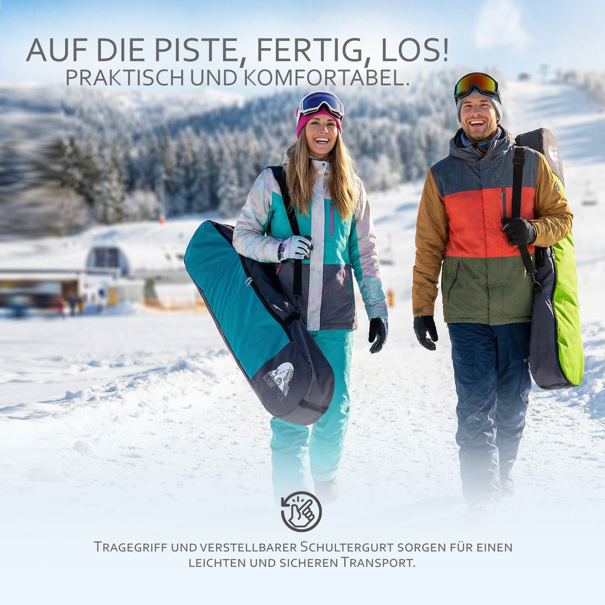 BambiniWelt by Rafael K. Skitasche Snowboard Tasche wasserdicht Snowoard Ru günstig online kaufen