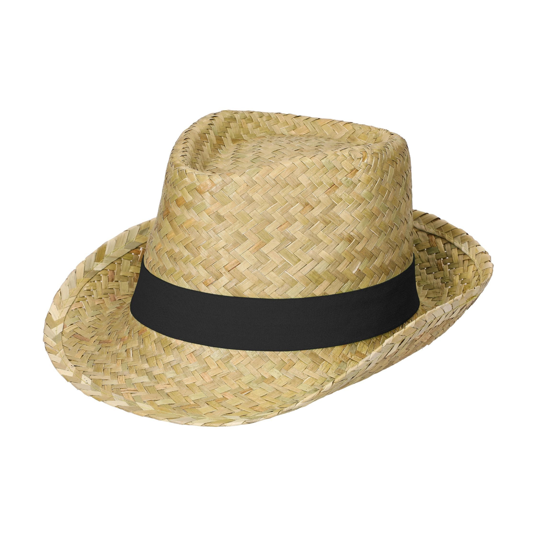 elasto Schirmmütze Sommerhut KUBA Sonnenhut Damen & Herren aus Seegras